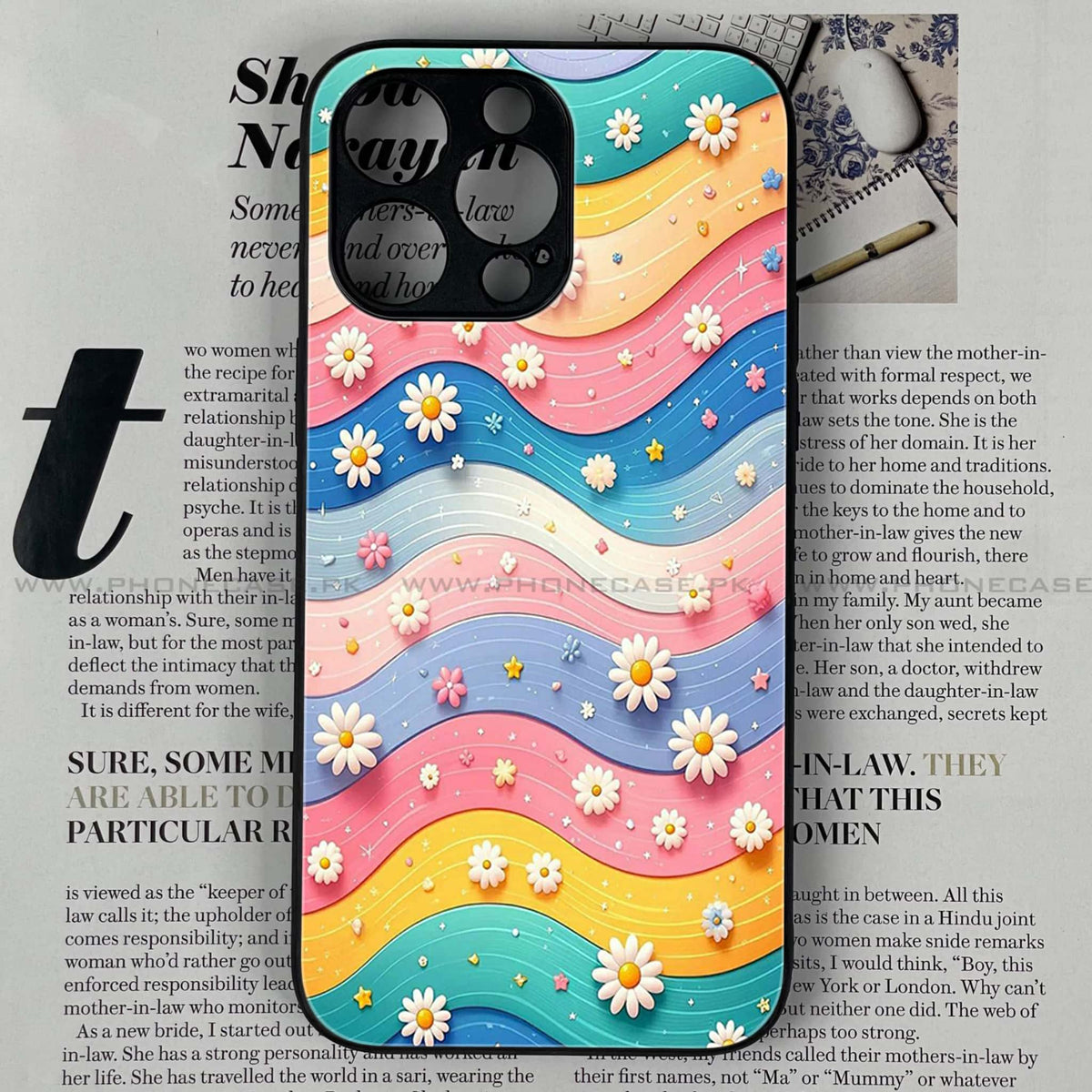 Daisy Delight Series - HQ Ultra Shine Premium Metal Phone Case All Models