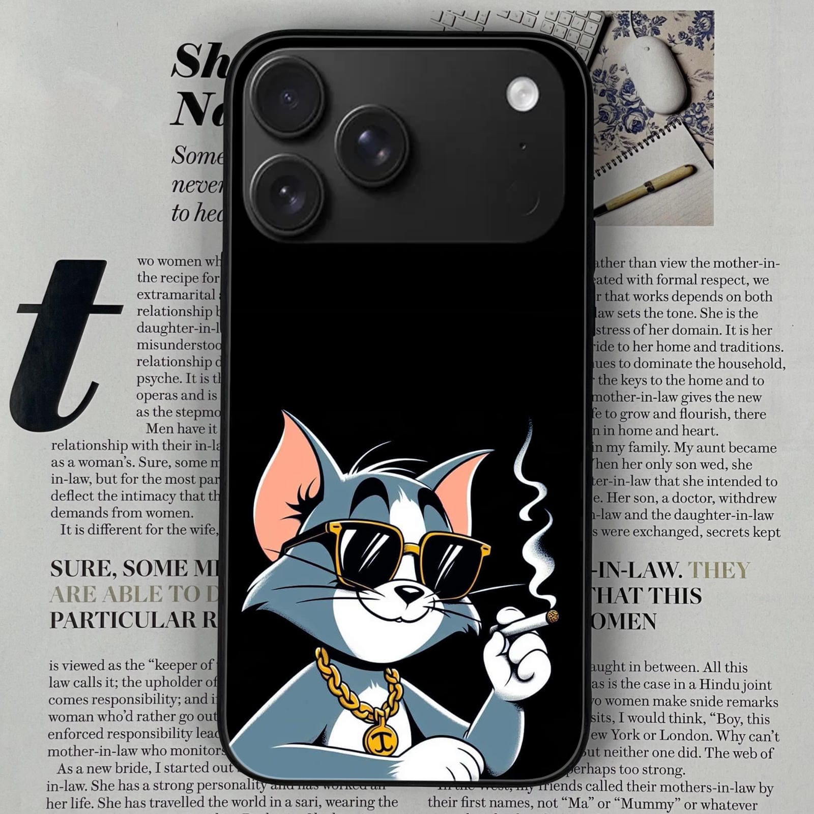 Iphone 17 pro max Design-014 Premium Glossy Phone Case