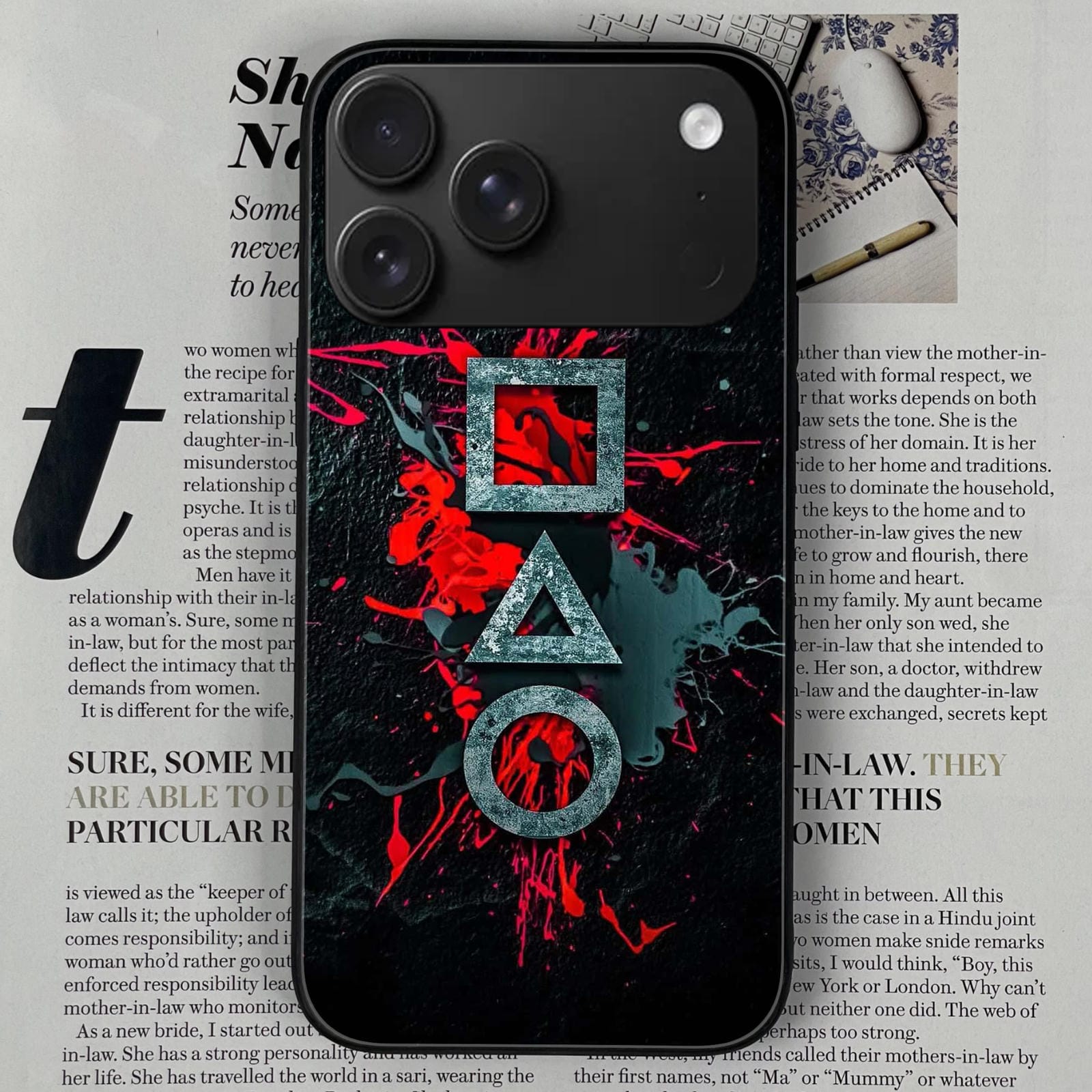 Iphone 17 pro max Design-052 Premium Glossy Phone Case