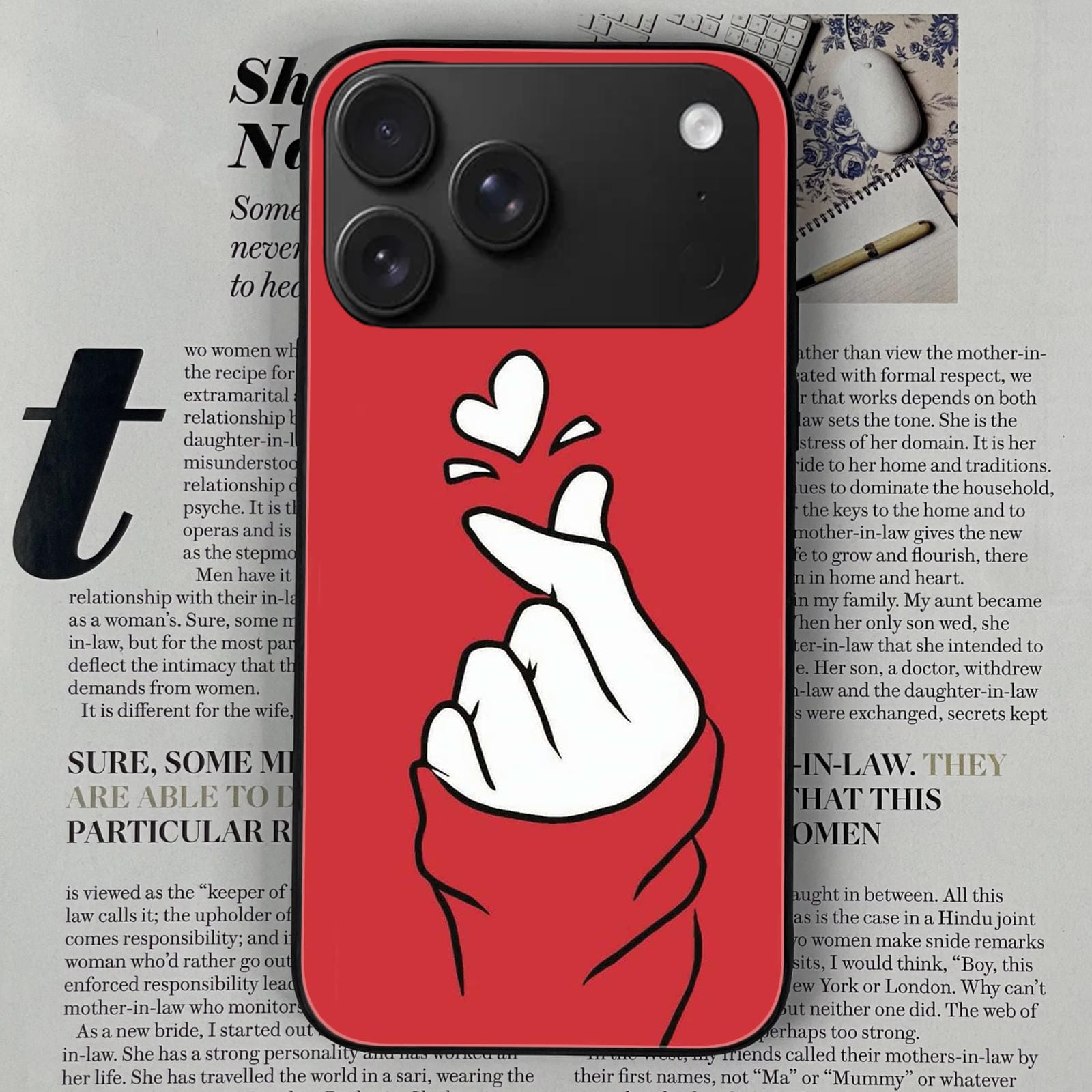 Iphone 17 pro max Design-057 Premium Glossy Phone Case