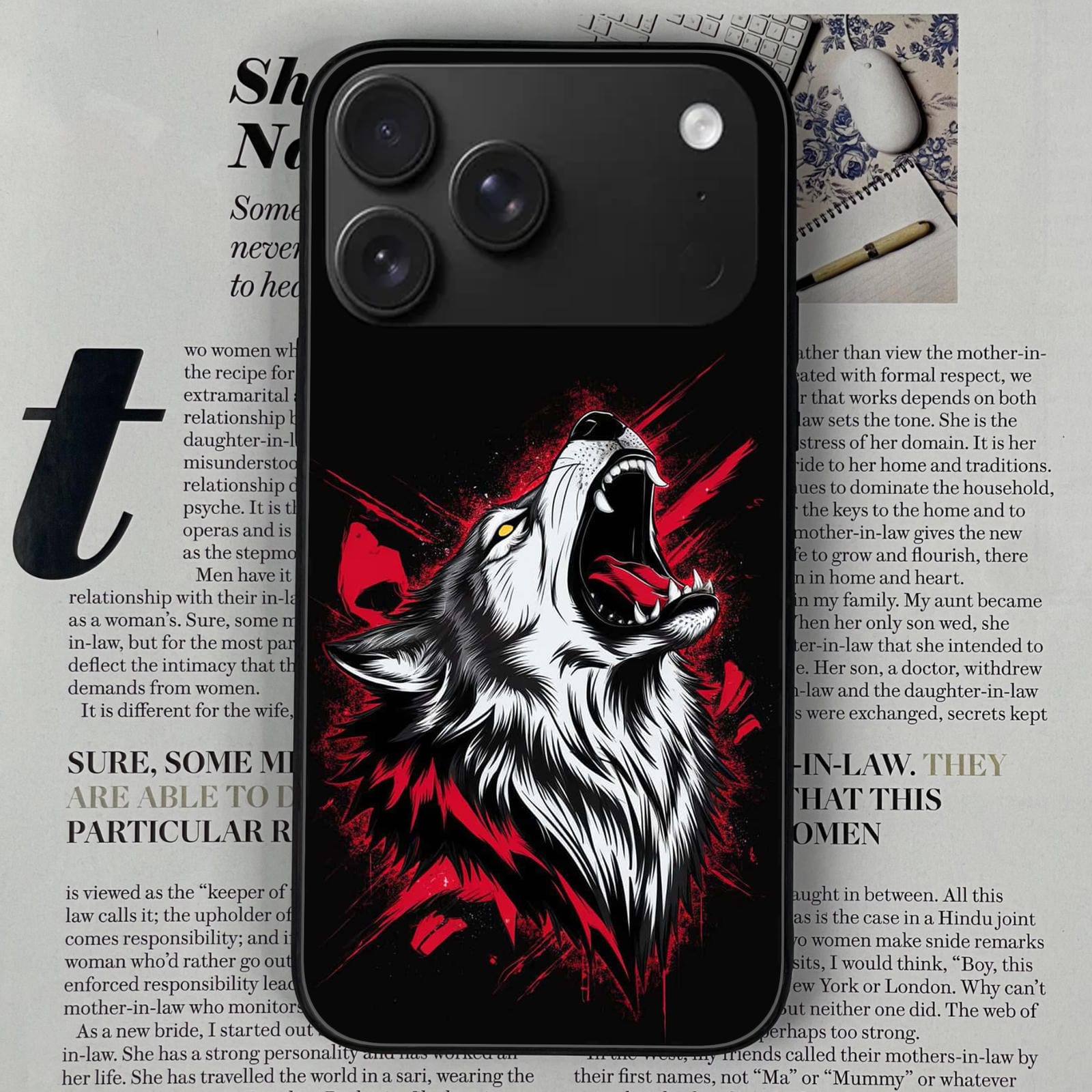 Iphone 17 pro max Design-059 Premium Glossy Phone Case