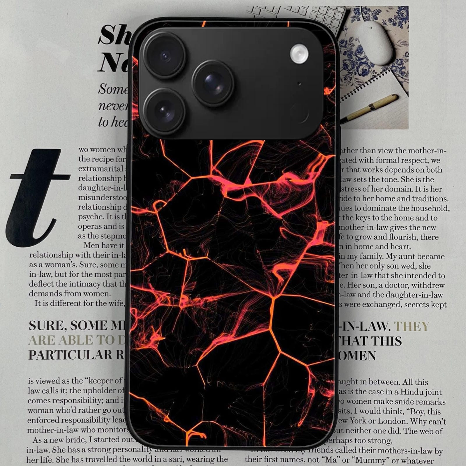 Iphone 17 pro max Design-065 Premium Glossy Phone Case