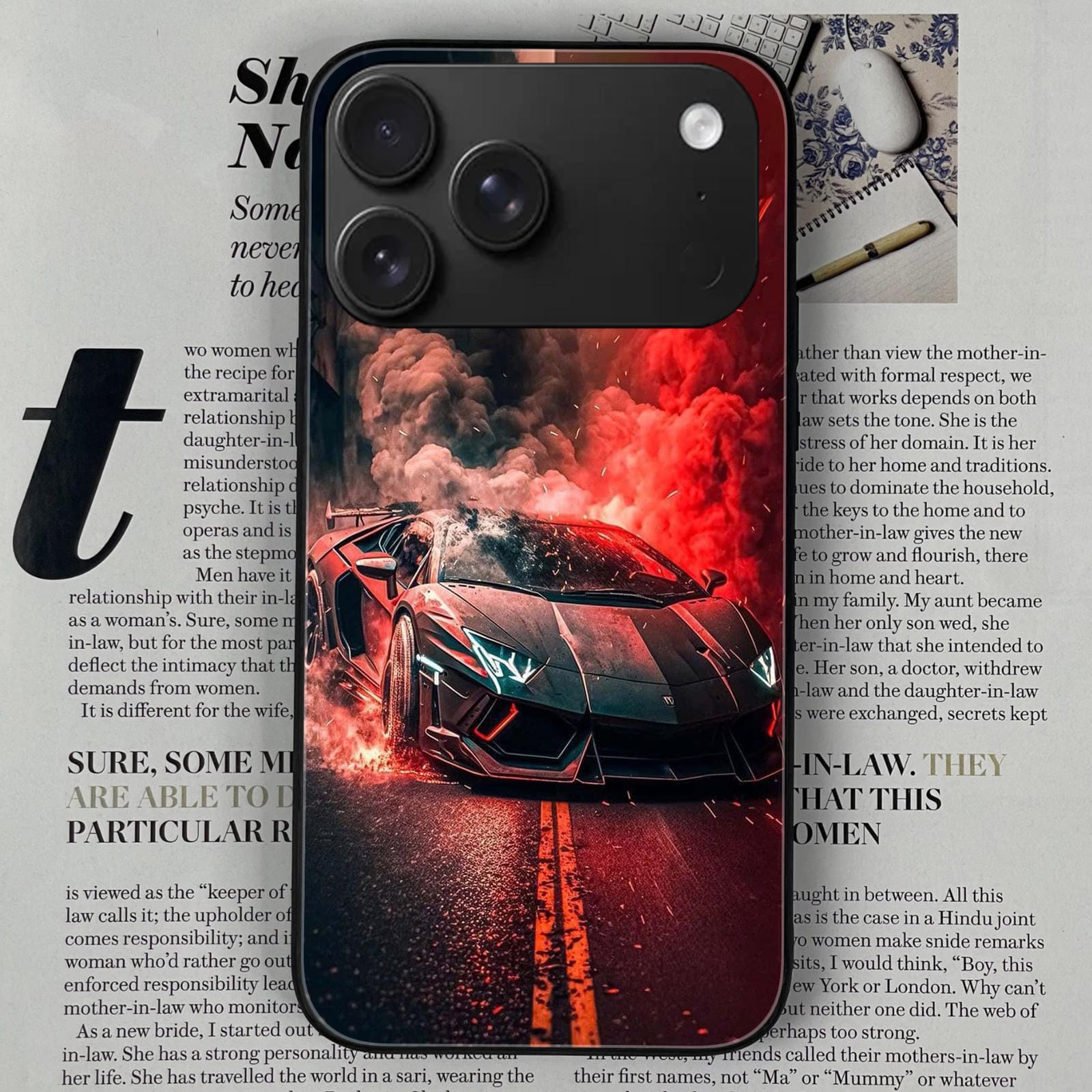 Iphone 17 pro max Design-078 Premium Glossy Phone Case