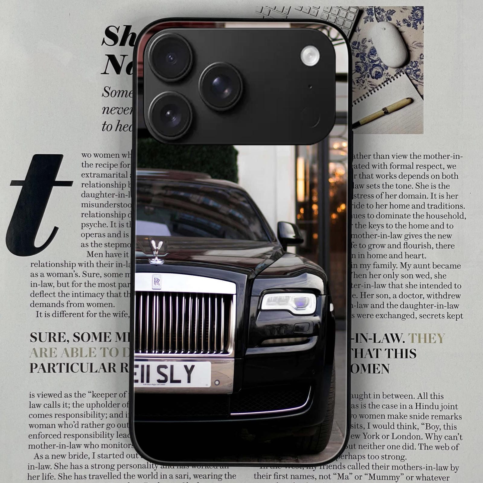 Iphone 17 pro max Design-080 Premium Glossy Phone Case