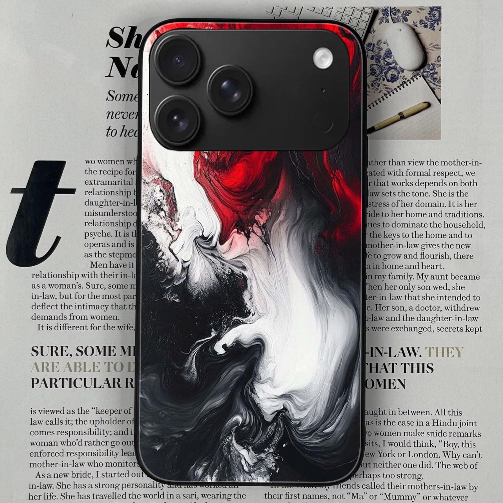 Iphone 17 pro max Design-095 Premium Glossy Phone Case
