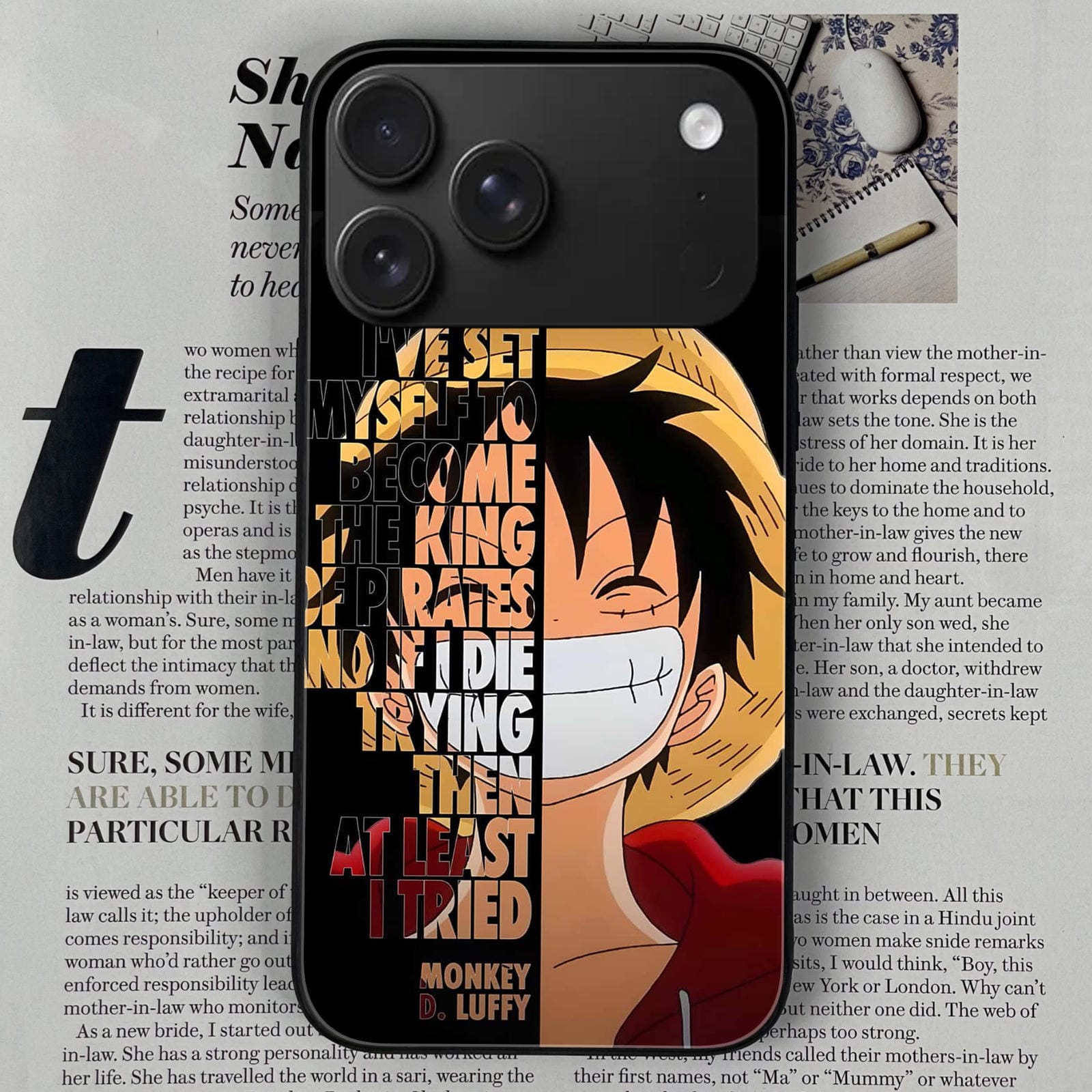 Iphone 17 pro max Design-098 Premium Glossy Phone Case