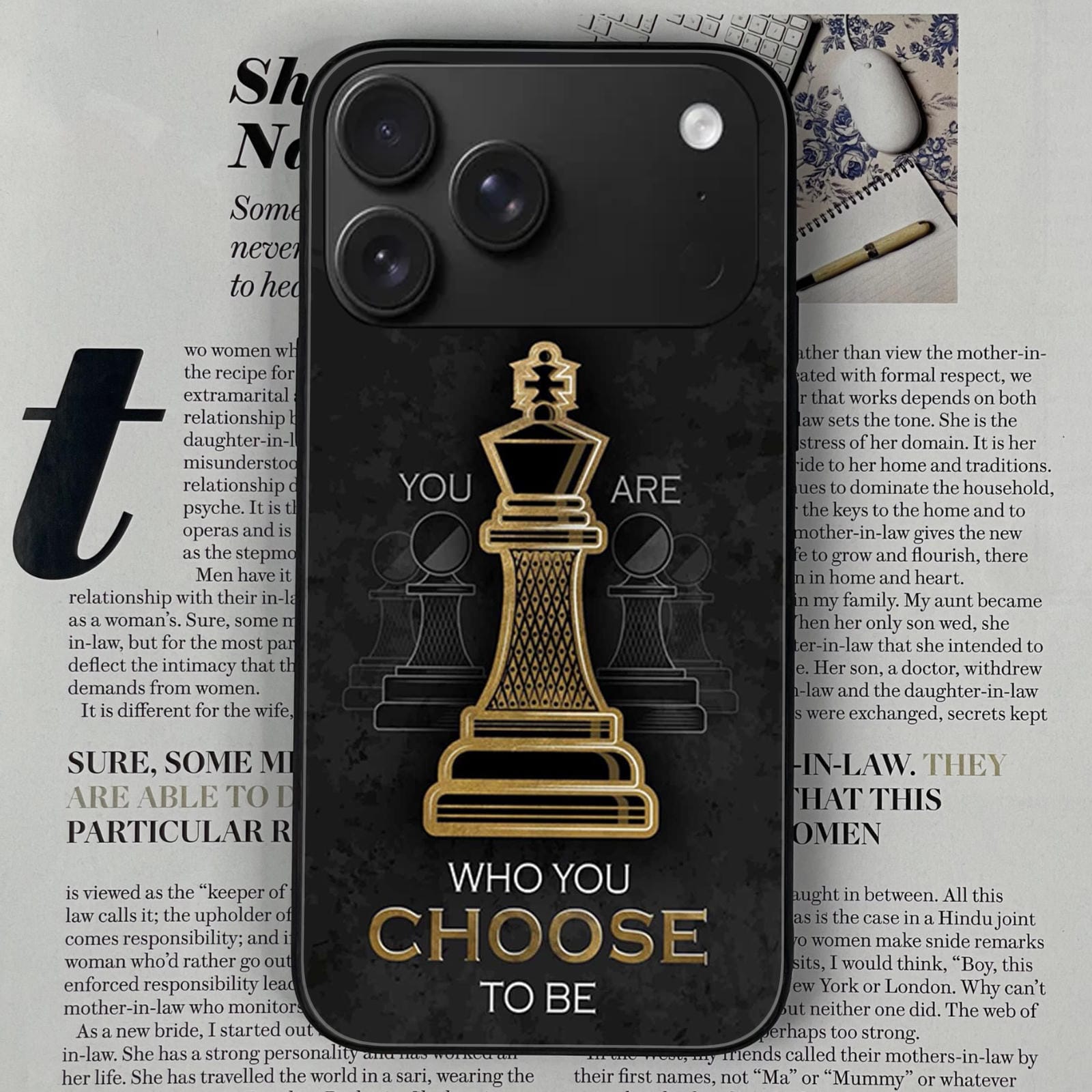 Iphone 17 pro max Design-122 Premium Glossy Phone Case