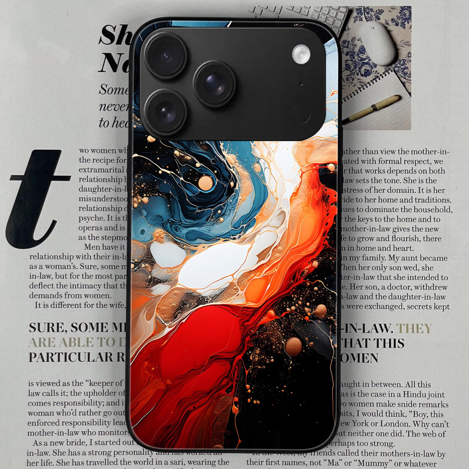 Iphone 17 pro max Design-136 Premium Glossy Phone Case