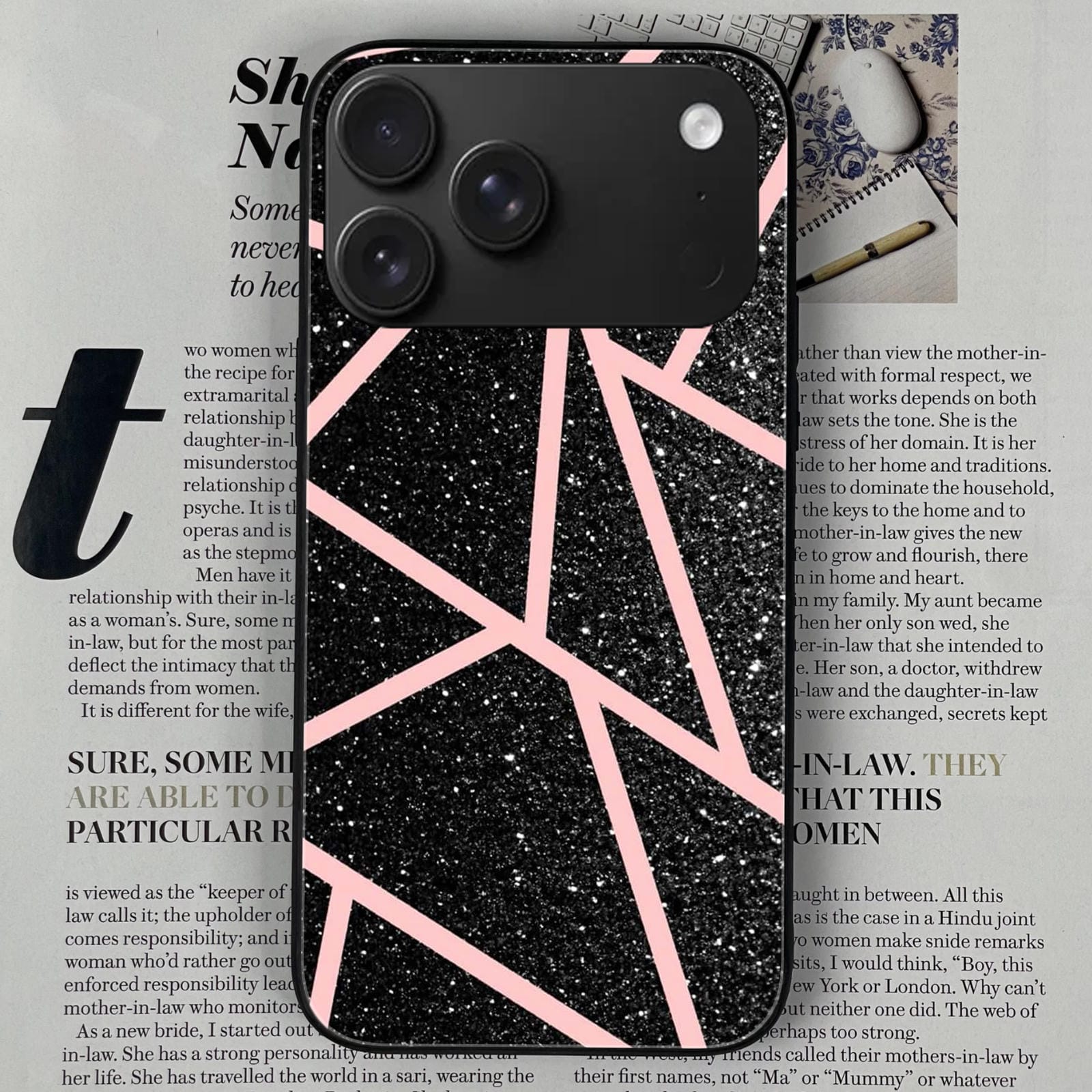 Iphone 17 pro max Design-160 Premium Glossy Phone Case