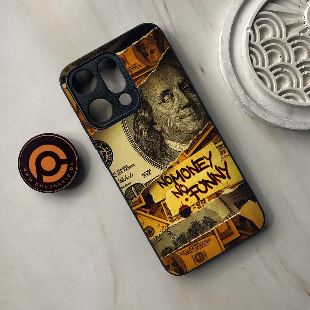 Oppo Reno 14 5G - Dollar Design 1 - Premium Metal Printed soft Bumper shock Proof Case CS-40093