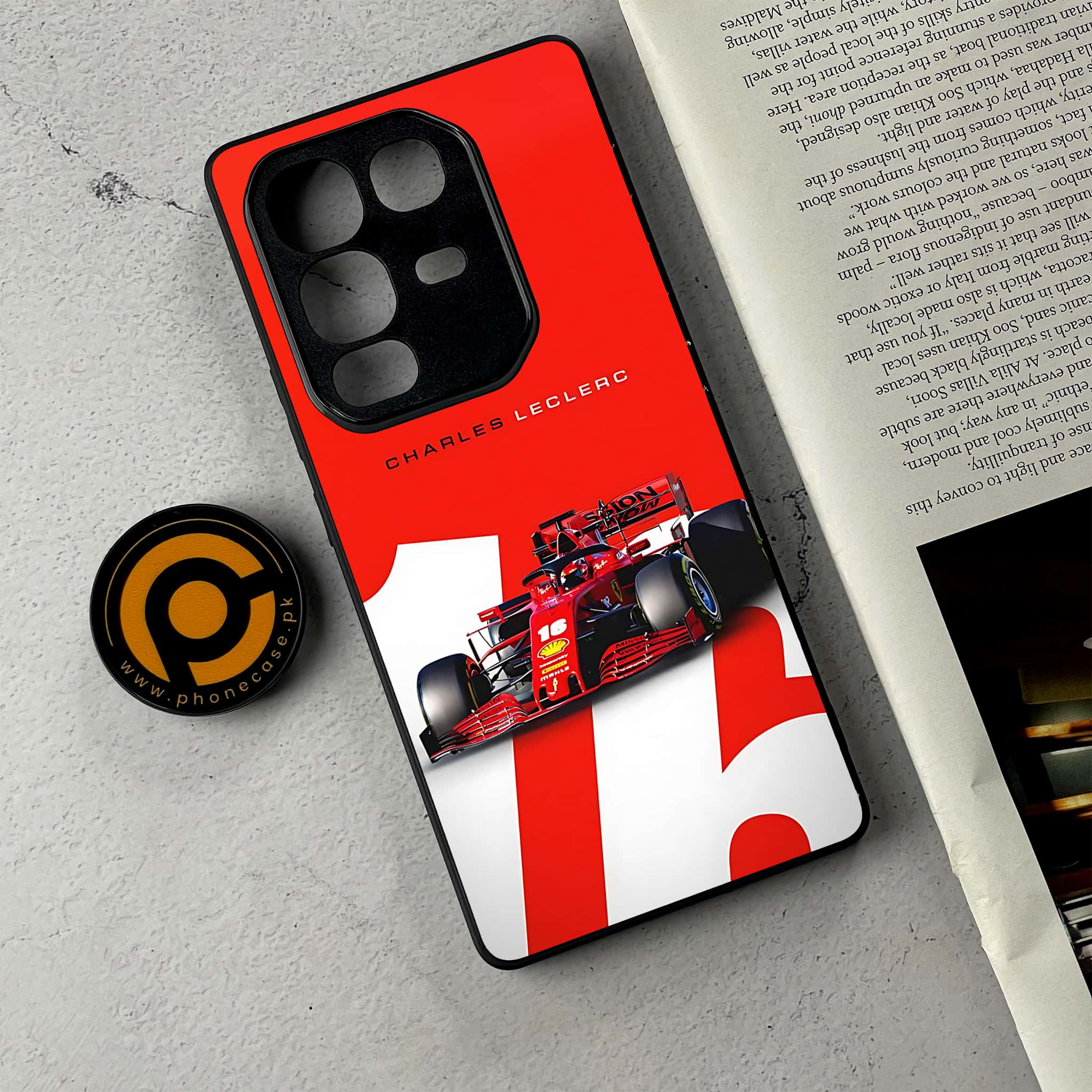 Infinix Note 50 Pro Plus - Formula 1 Design Series - Premium Metal Printed Soft Bumper Shockproof Case