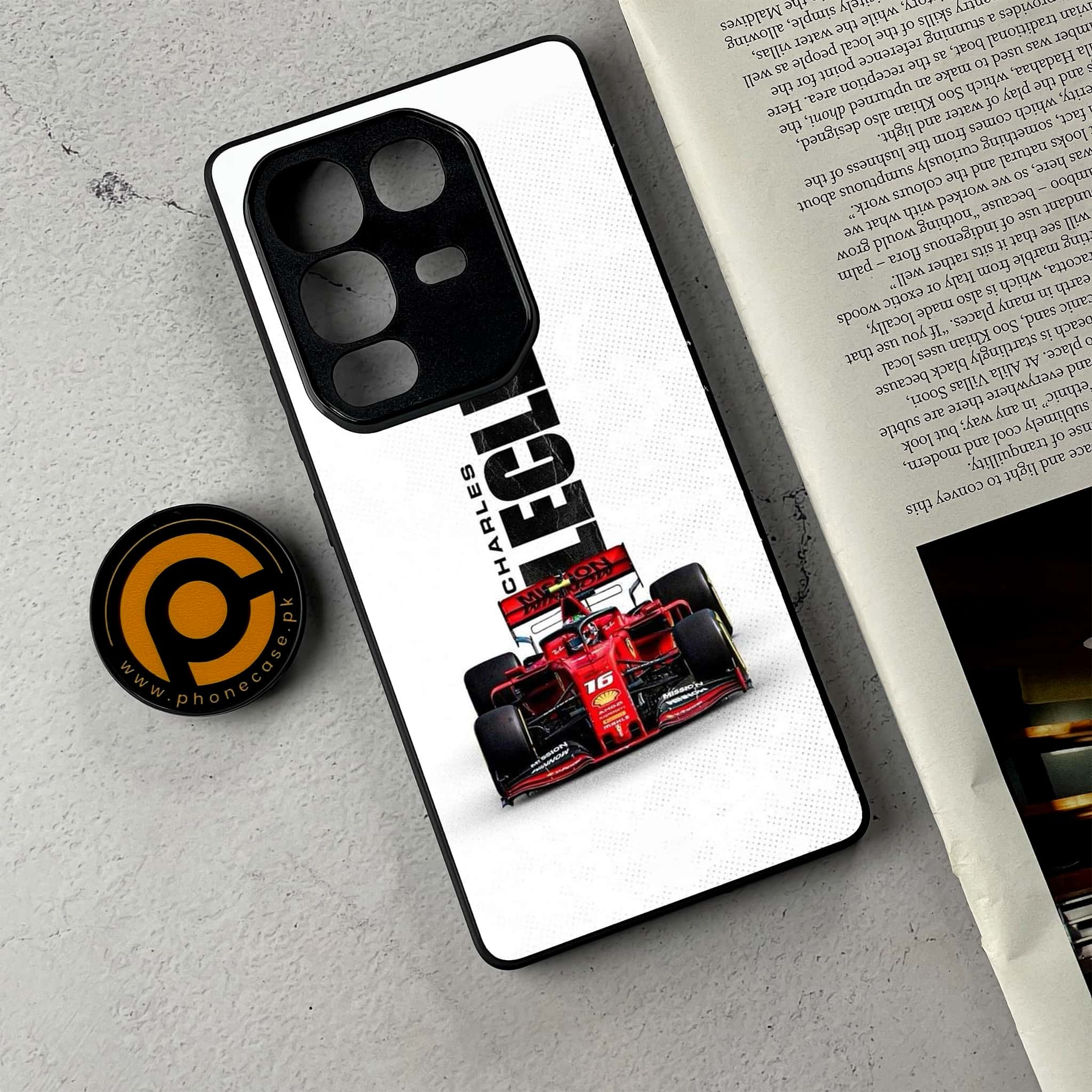 Infinix Note 50 Pro Plus - Formula 1 Design Series - Premium Metal Printed Soft Bumper Shockproof Case