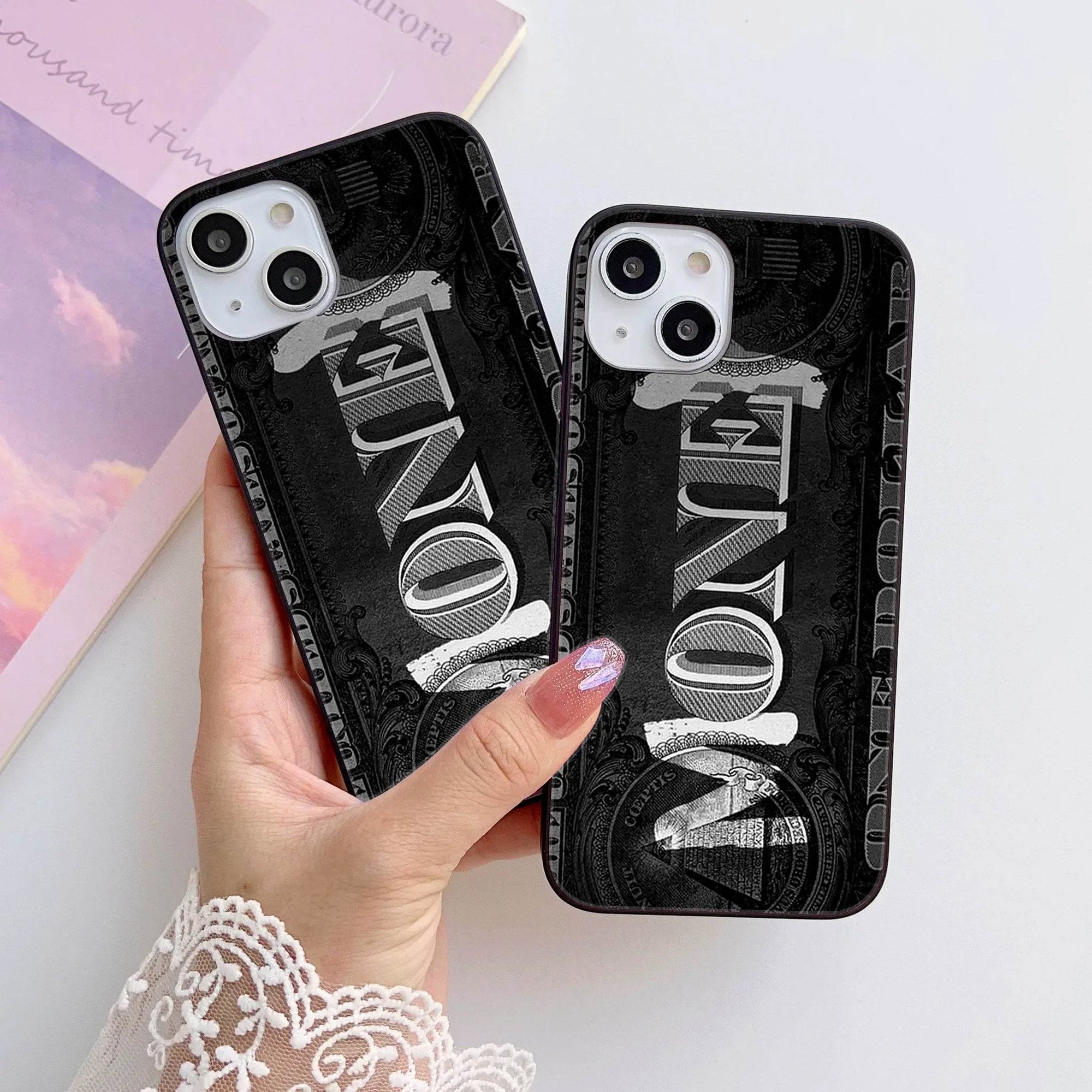 HQ Ultra Shine Premium Metal Phone Case All Models Design-055 Premium Glossy Phone Case