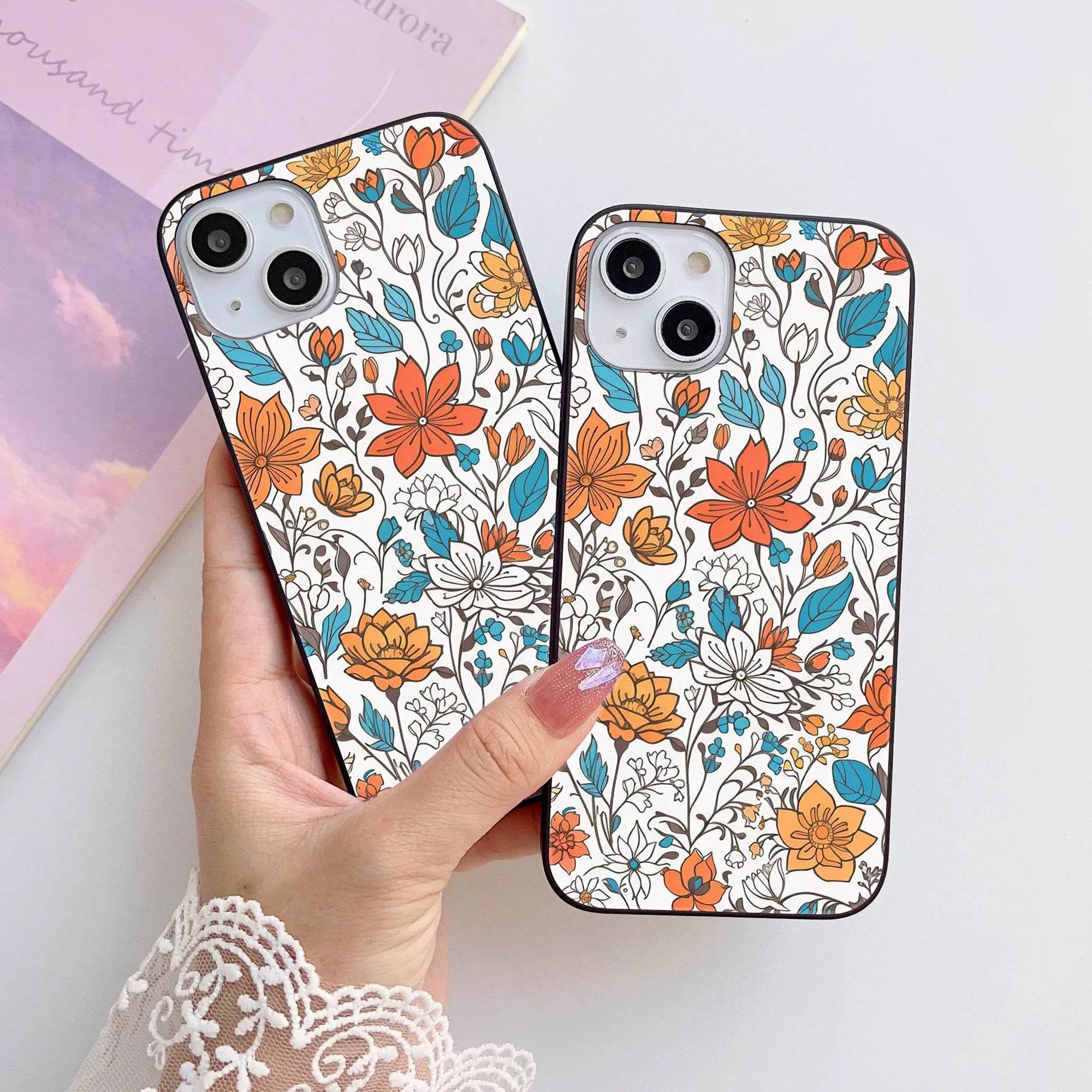 HQ Ultra Shine Premium Metal Phone Case All Models Design-075 Premium Glossy Phone Case