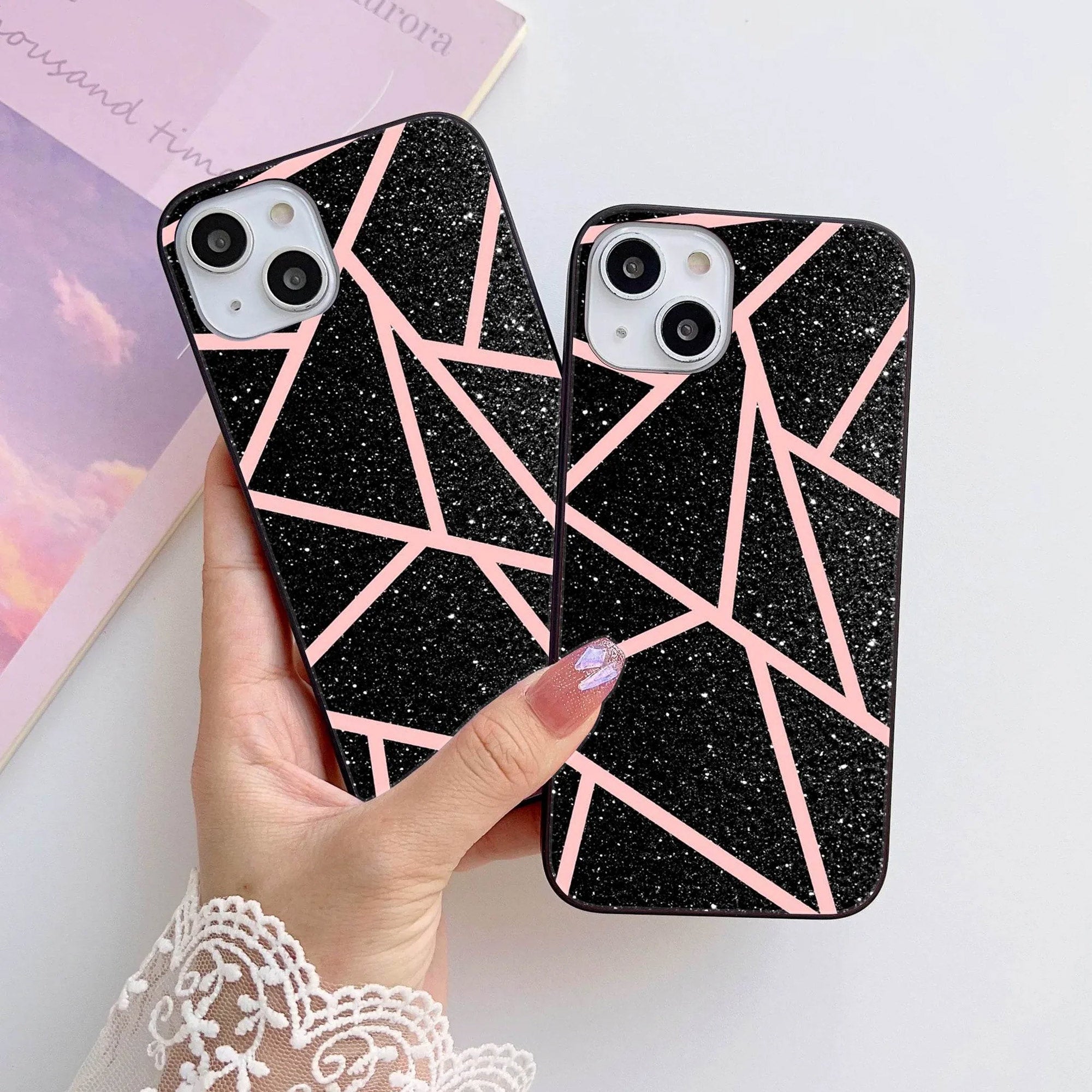 HQ Ultra Shine Premium Metal Phone Case All Models Design-079 Premium Glossy Phone Case