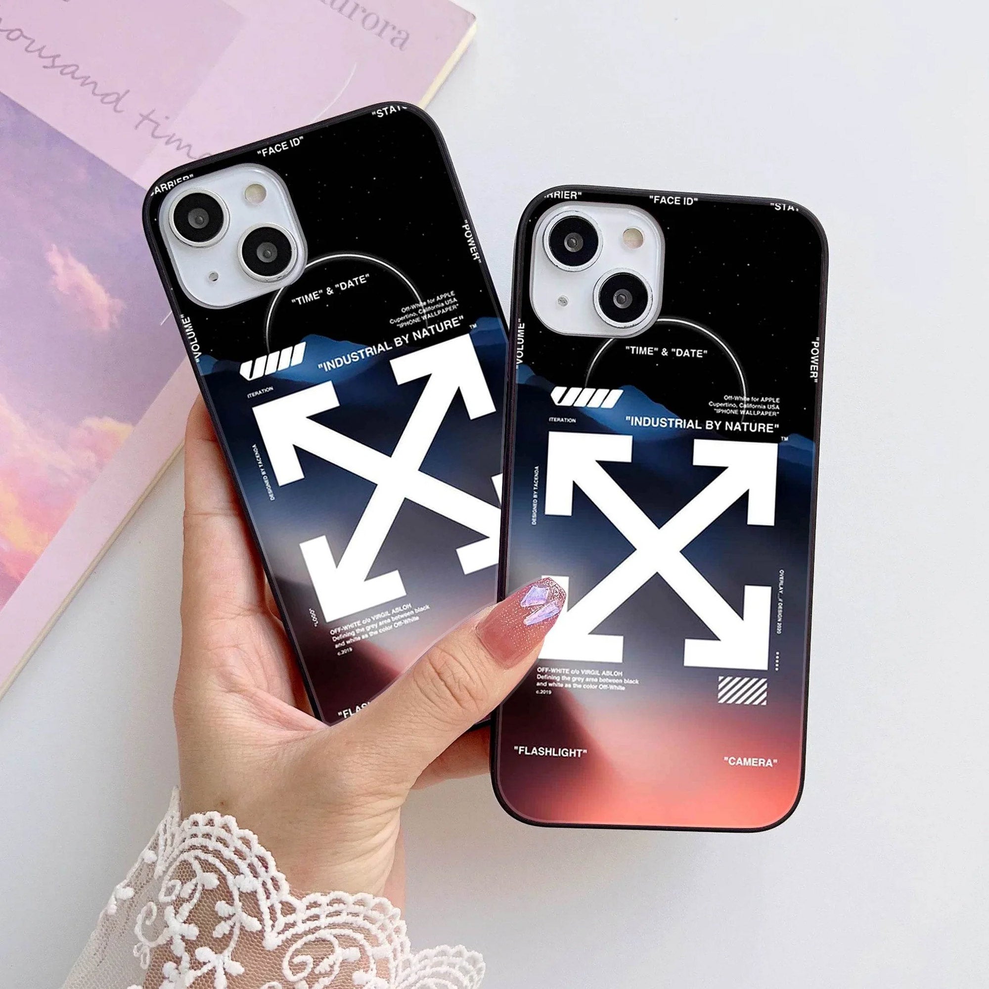 HQ Ultra Shine Premium Metal Phone Case All Models Design-087 Premium Glossy Phone Case