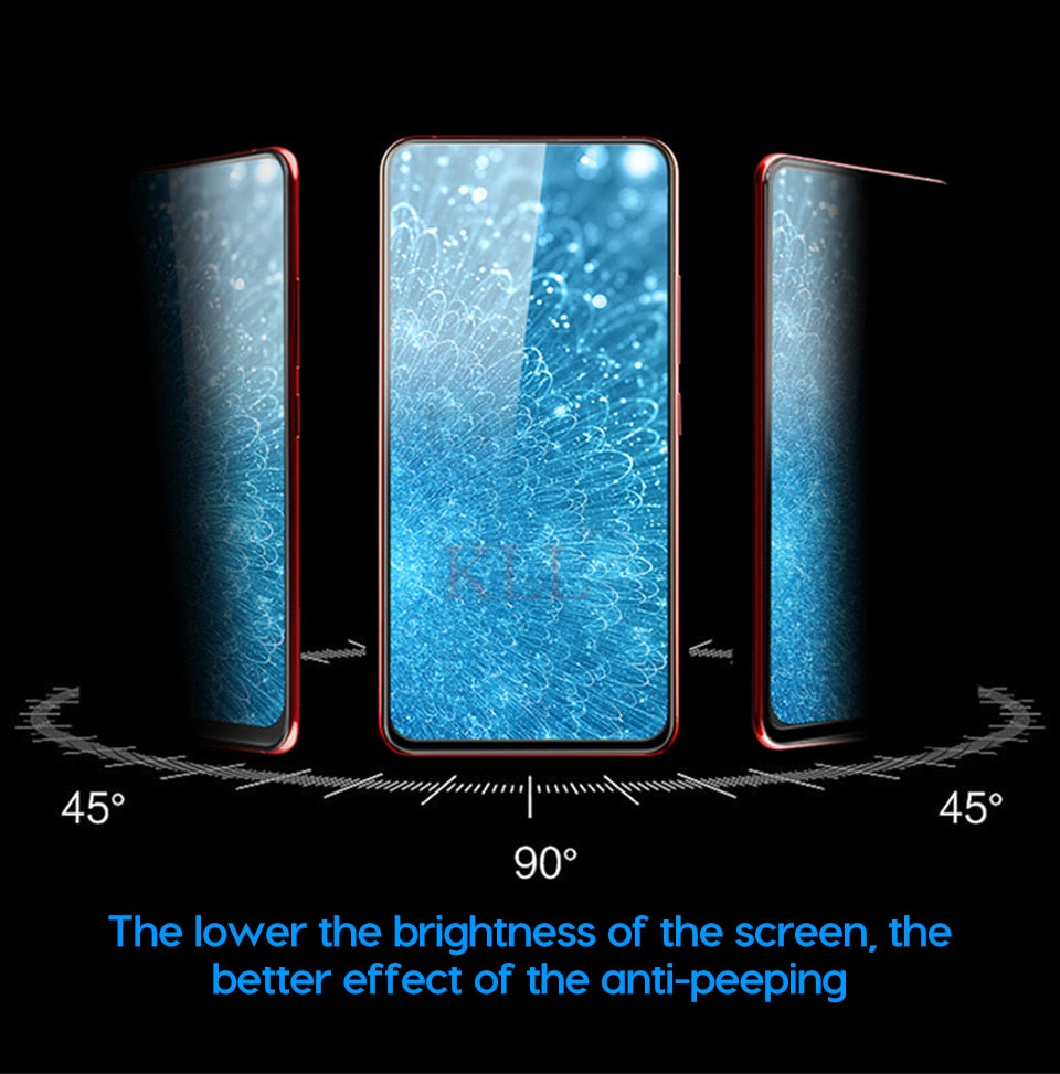 Oppo Reno 14/ 14F/ Reno 13/ A6 Pro - Privacy Anti-Spy Tempered Glass Screen Protector