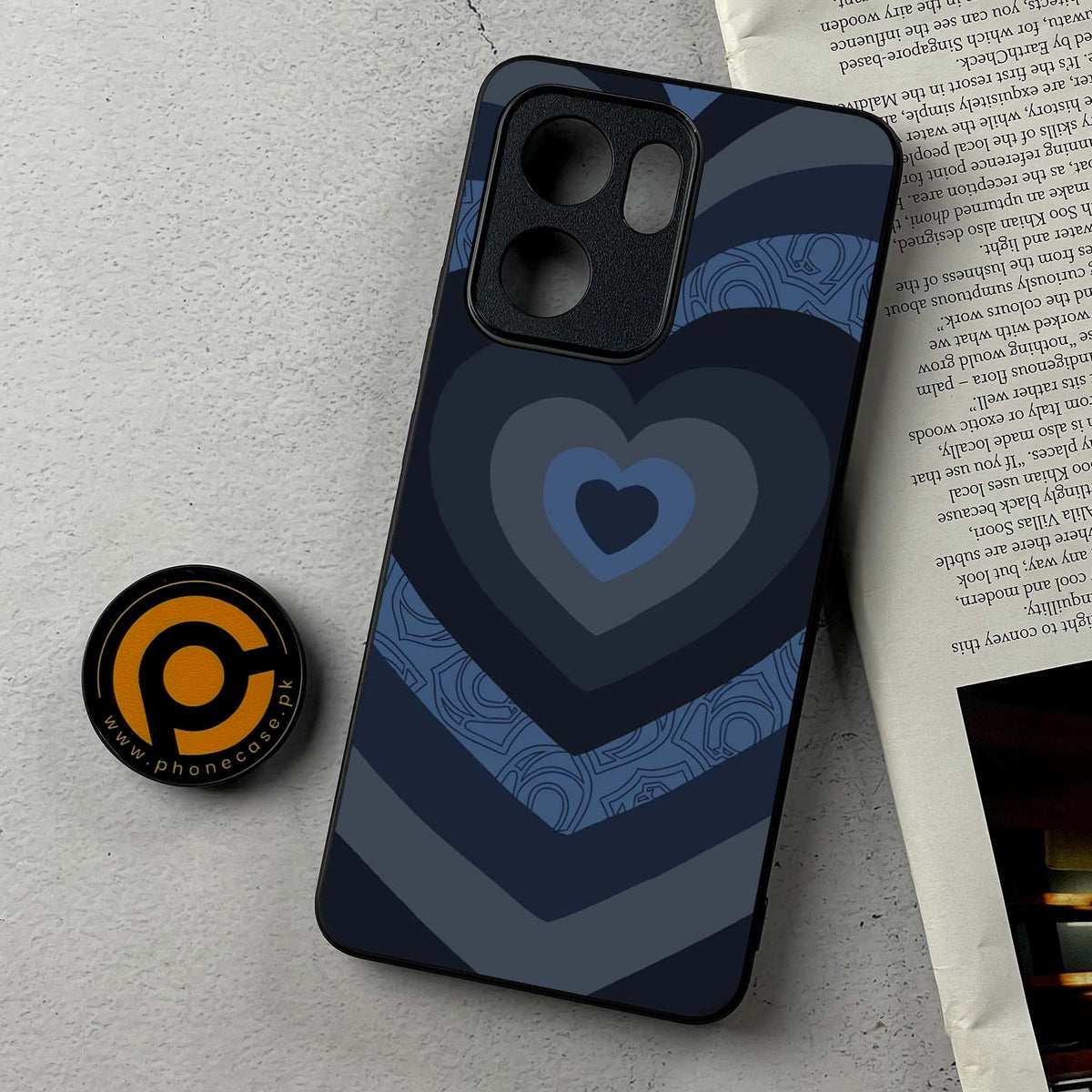 Oppo Reno 14F 5G - Heart Beat 2.0 Series - Premium Metal Printed Soft Bumper Shockproof Case
