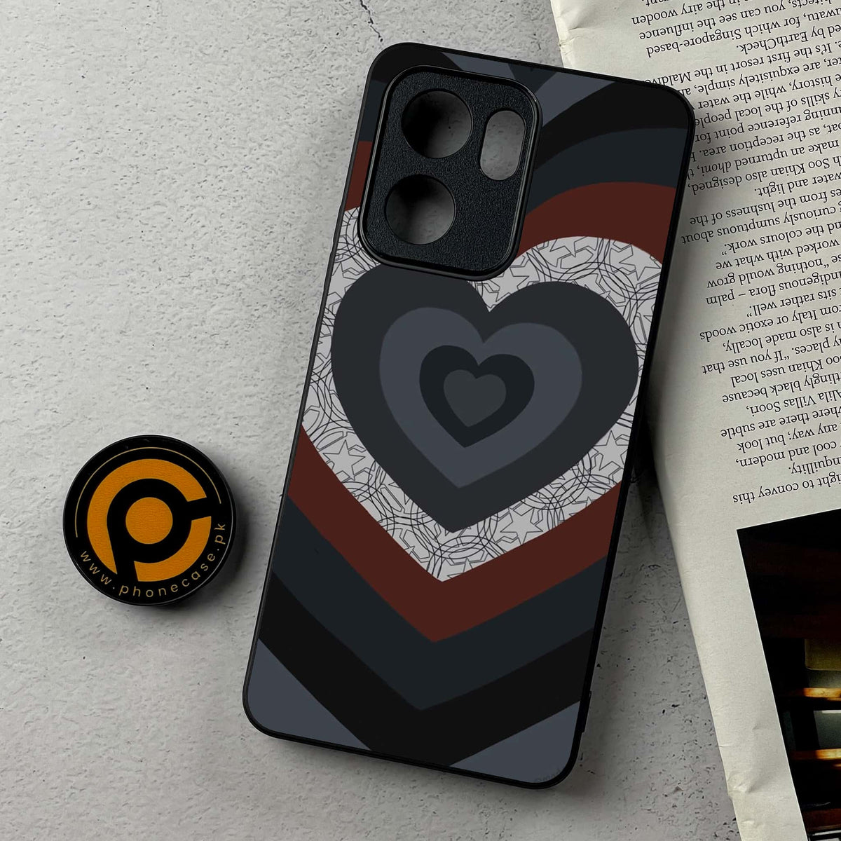 Oppo Reno 14F 5G - Heart Beat 2.0 Series - Premium Metal Printed Soft Bumper Shockproof Case