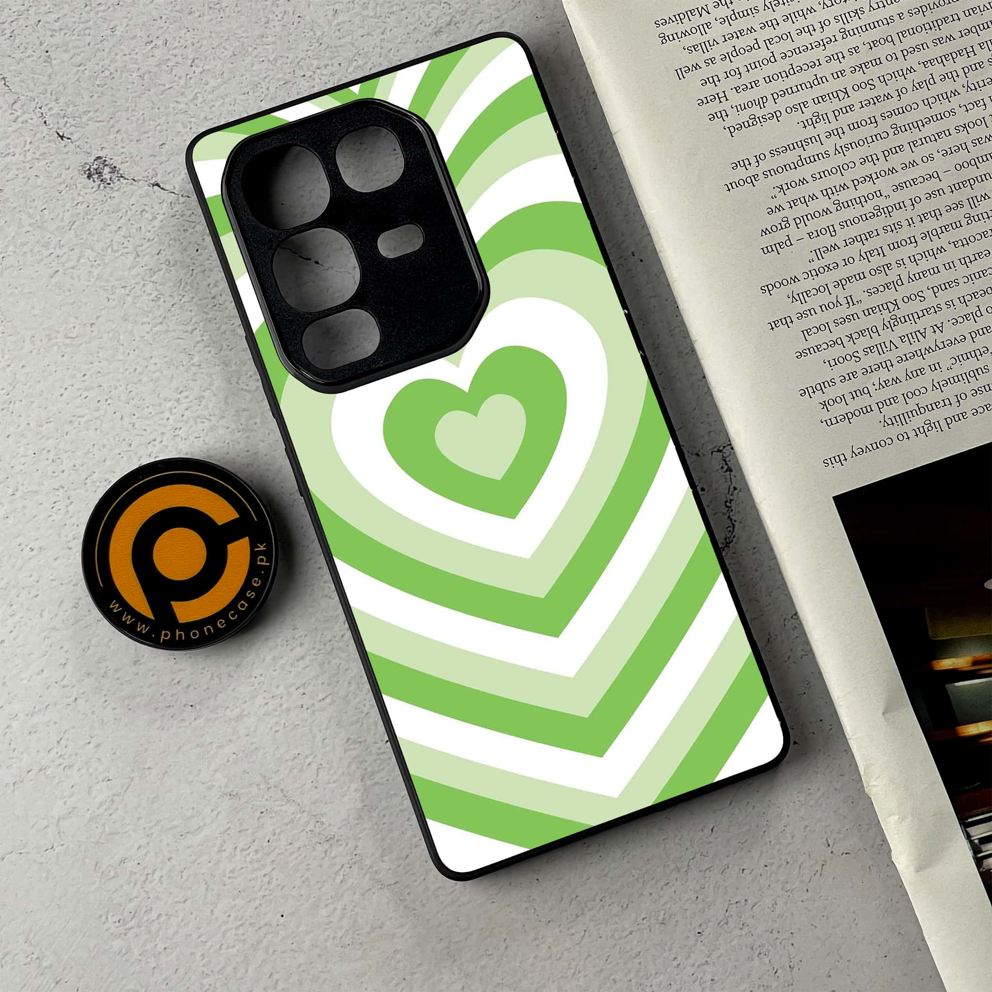 Infinix Note 50 Pro Plus - Heart Beat Series - Premium Metal Printed Soft Bumper Shockproof Case