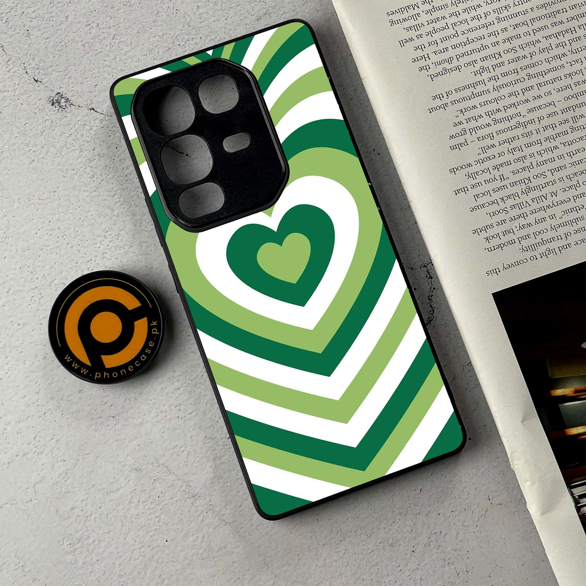 Infinix Note 50 Pro Plus - Heart Beat Series - Premium Metal Printed Soft Bumper Shockproof Case