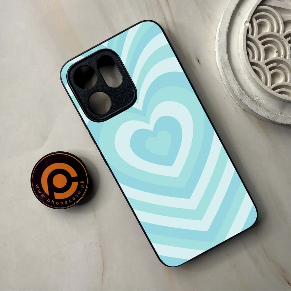 Oppo Reno 14F 5G - Heart Beat Series - Premium Metal Printed Soft Bumper Shockproof Case