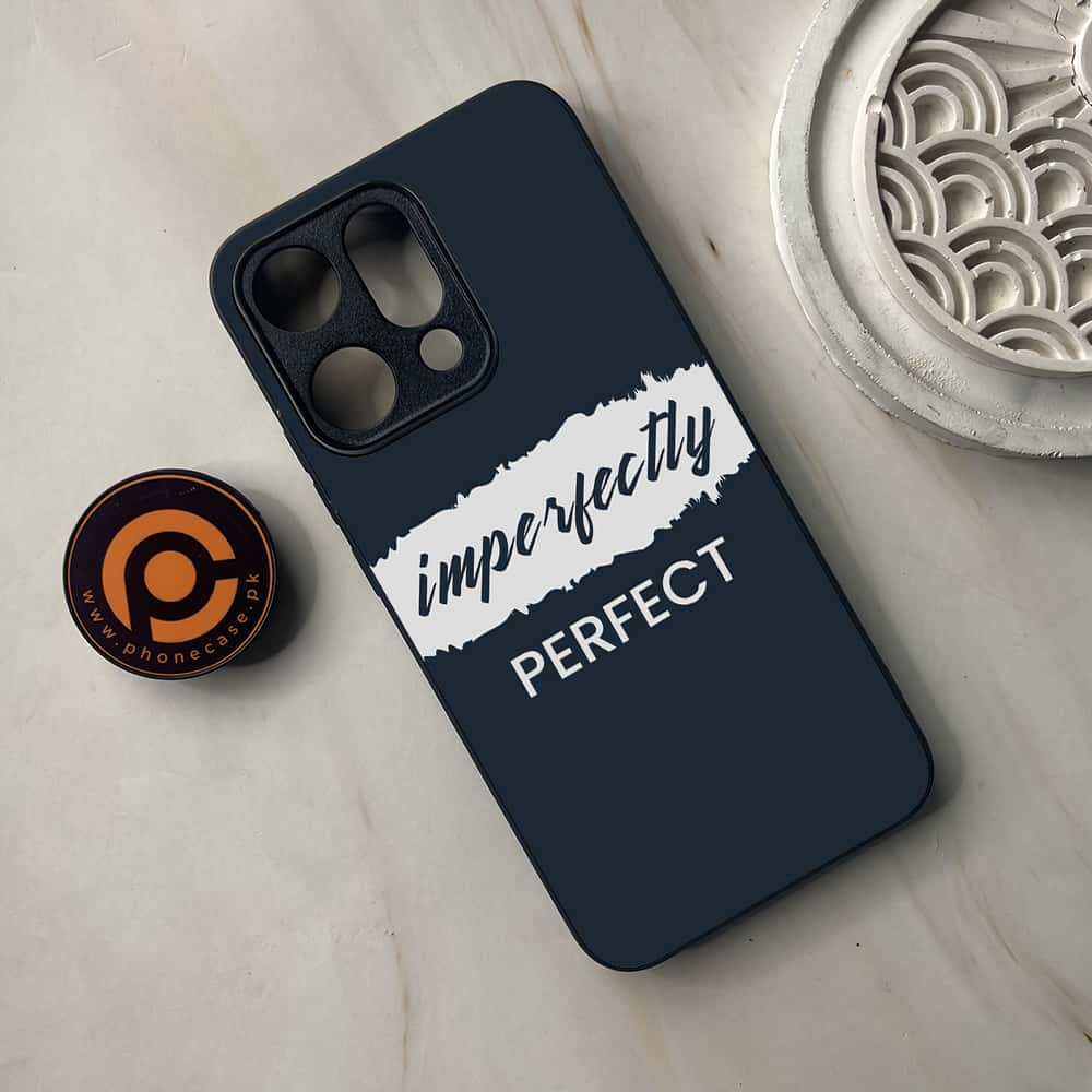 Oppo Reno 14 5G - Imperfectly - Premium Metal Printed soft Bumper shock Proof Case  CS-40505 CS-41284