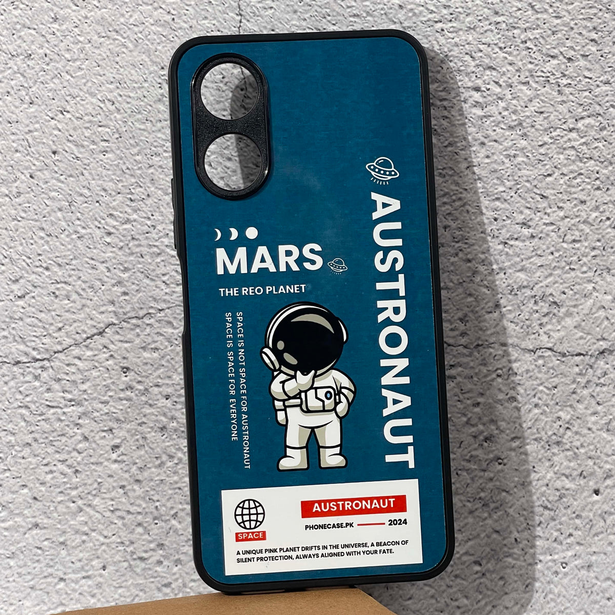 Vivo Y02s - Astronaut Series Design 2 - Premium Printed Metal soft Bumper shock Proof Case CS-14297 CS-17415