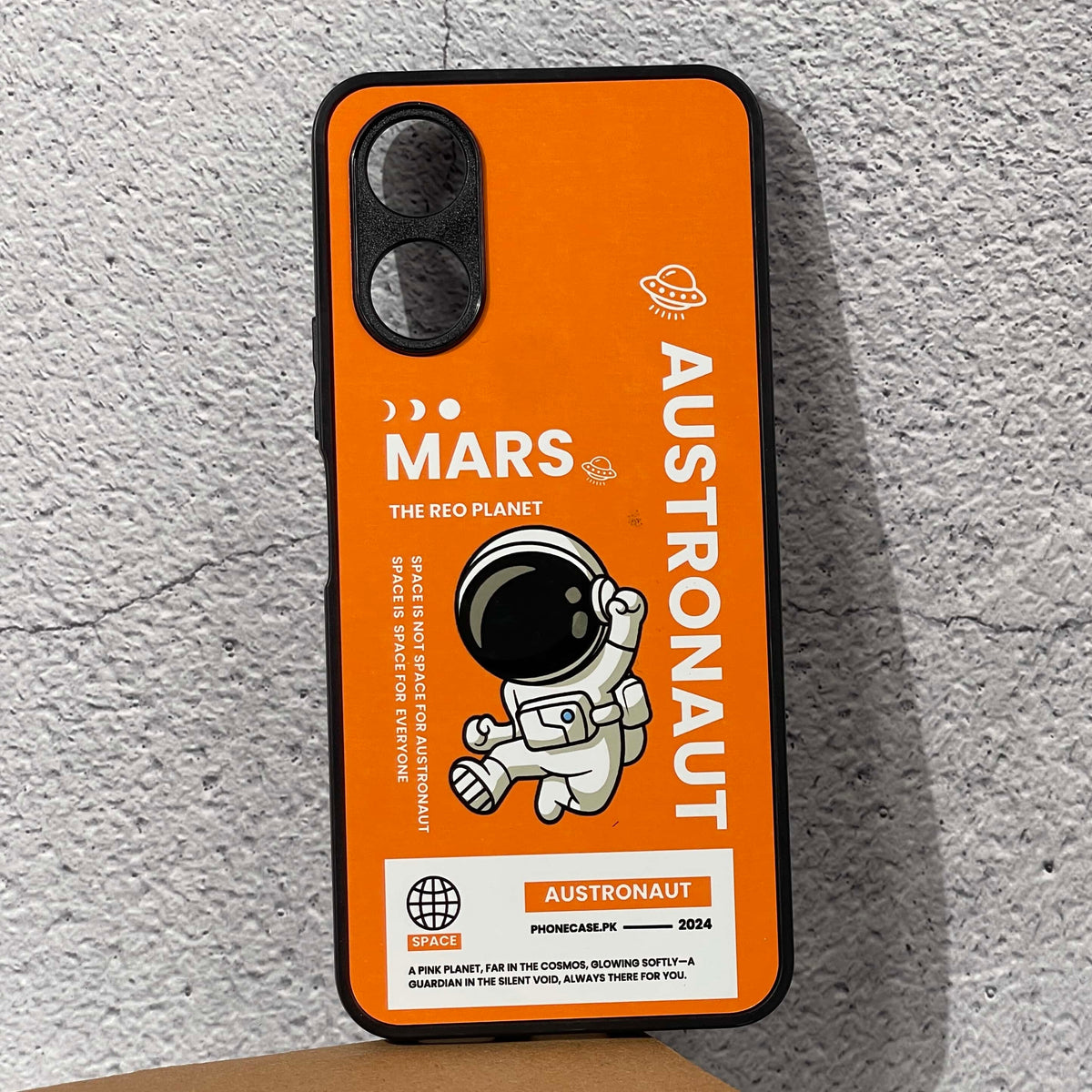 Vivo Y02s - Astronaut Series Design 6 - Premium Printed Metal soft Bumper shock Proof Case CS-14301