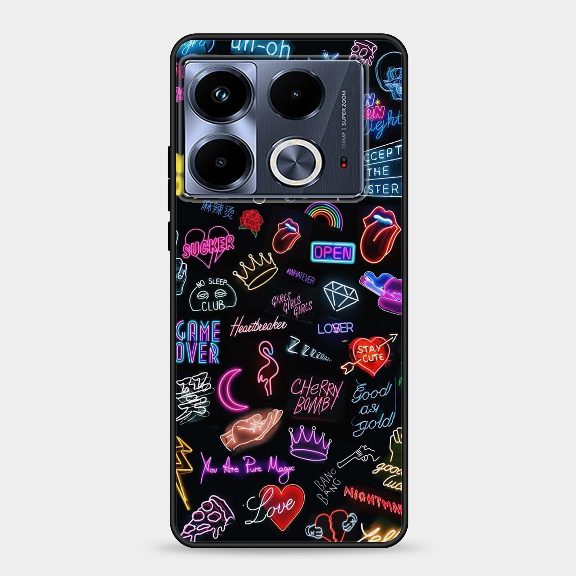 Infinix Note 40 4G Design-074 Premium Glossy Phone Case