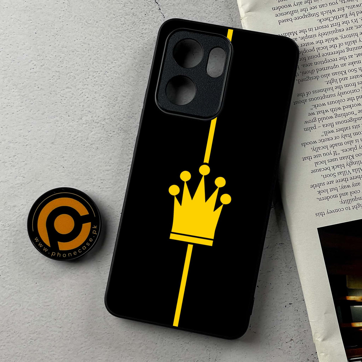 Oppo Reno 14F 5G - King 2.0 Series - Premium Metal Printed Soft Bumper Shockproof Case