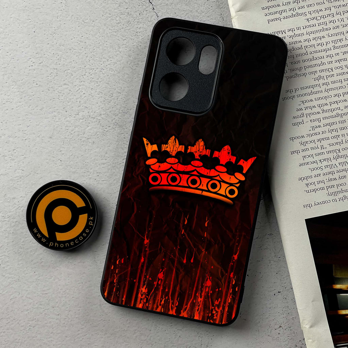 Oppo Reno 14F 5G - King 2.0 Series - Premium Metal Printed Soft Bumper Shockproof Case