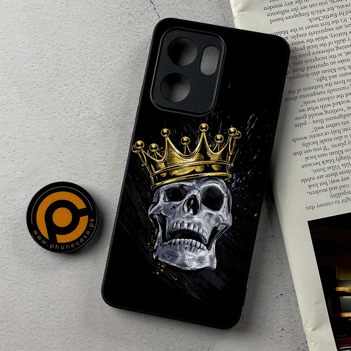 Oppo Reno 14F 5G - King 2.0 Series - Premium Metal Printed Soft Bumper Shockproof Case