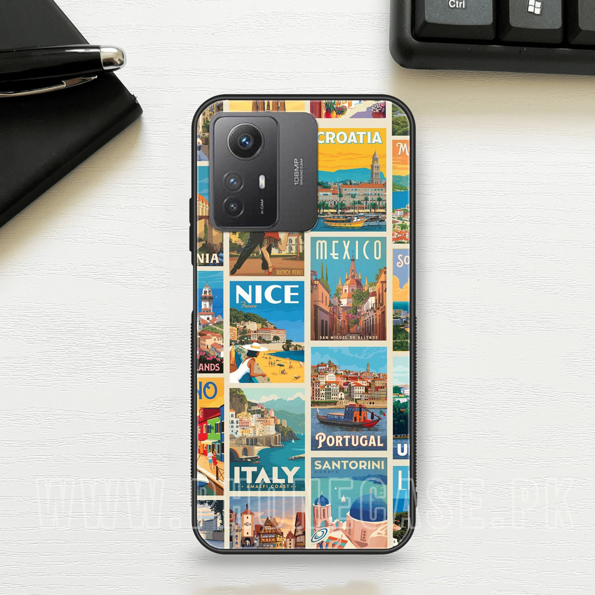 Travel Vision Board - HQ Ultra Shine Premium Metal Phone Case All Models