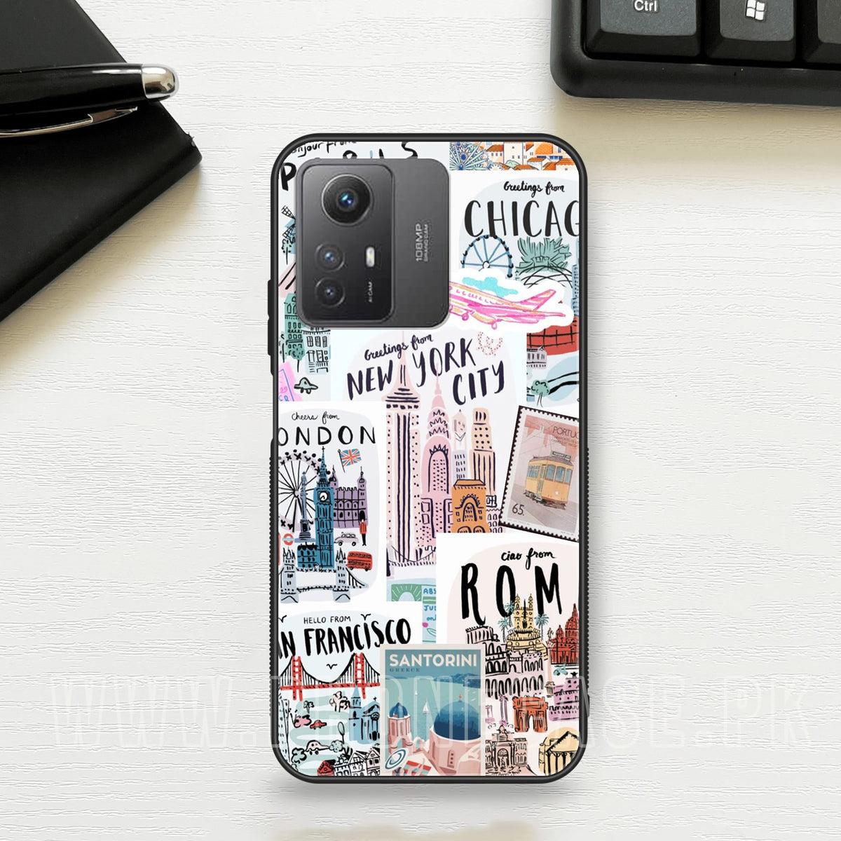 Travel Vision Board - HQ Ultra Shine Premium Metal Phone Case All Models