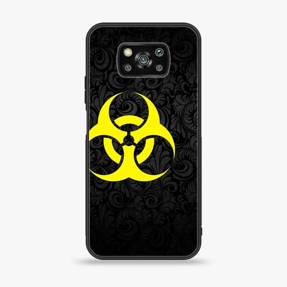 Xiaomi Poco X3 - Biohazard Sign Series - Premium Printed Glass soft Bumper shock Proof Case