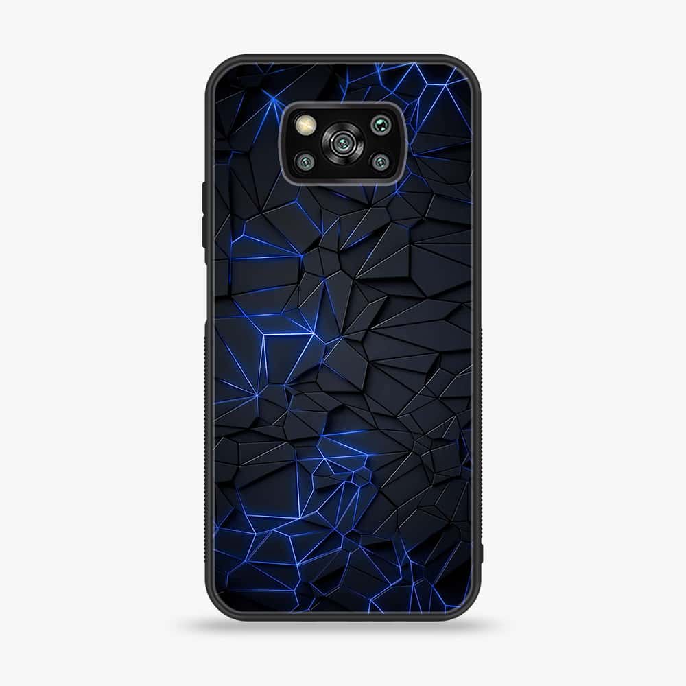 Xiaomi Poco X3- 3D Designs - Premium Printed Glass soft Bumper shock Proof Case