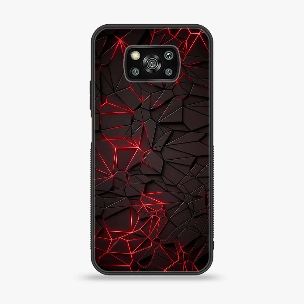 Xiaomi Poco X3- 3D Designs - Premium Printed Glass soft Bumper shock Proof Case