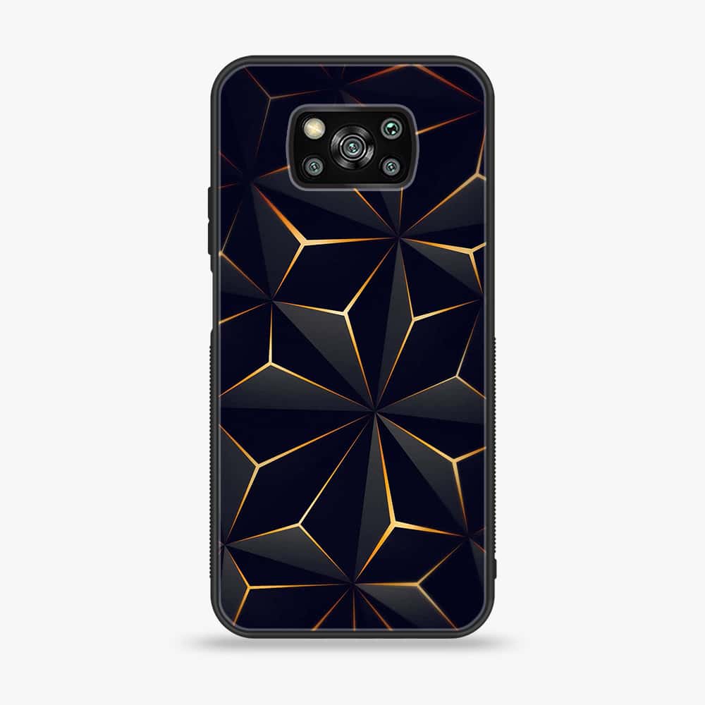 Xiaomi Poco X3- 3D Designs - Premium Printed Glass soft Bumper shock Proof Case