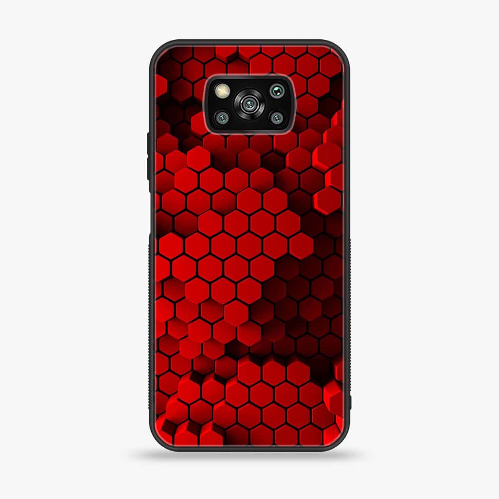 Xiaomi Poco X3- 3D Designs - Premium Printed Glass soft Bumper shock Proof Case