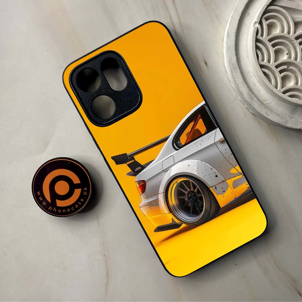 Oppo Reno 14F 5G -  M3 GT2 Racing Car - Premium Metal Printed Soft Bumper Shockproof Case