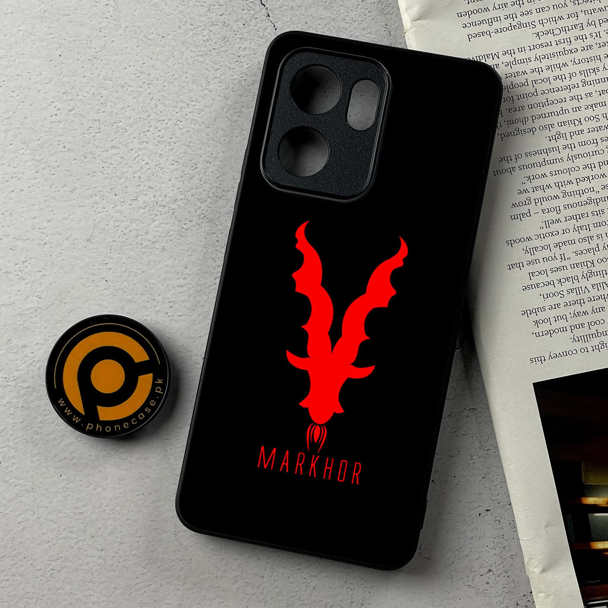 Oppo Reno 14F 5G - Markhor Series - Premium Metal Printed Soft Bumper Shockproof Case