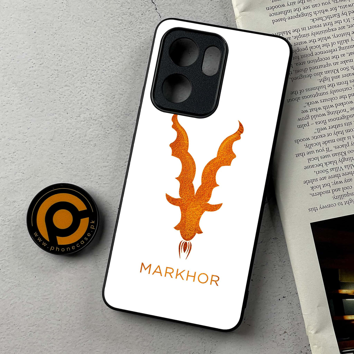 Oppo Reno 14F 5G - Markhor Series - Premium Metal Printed Soft Bumper Shockproof Case