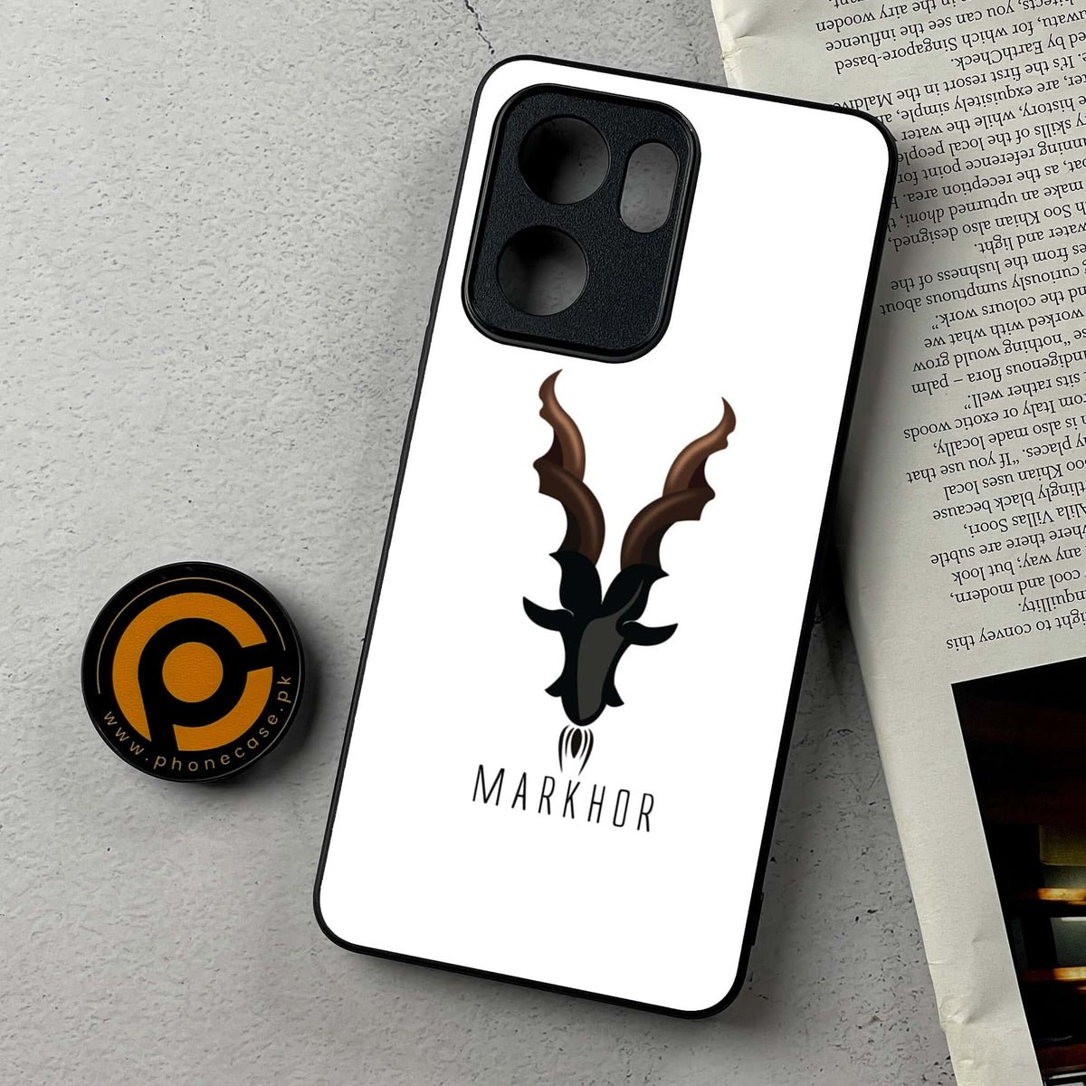 Oppo Reno 14F 5G - Markhor Series - Premium Metal Printed Soft Bumper Shockproof Case