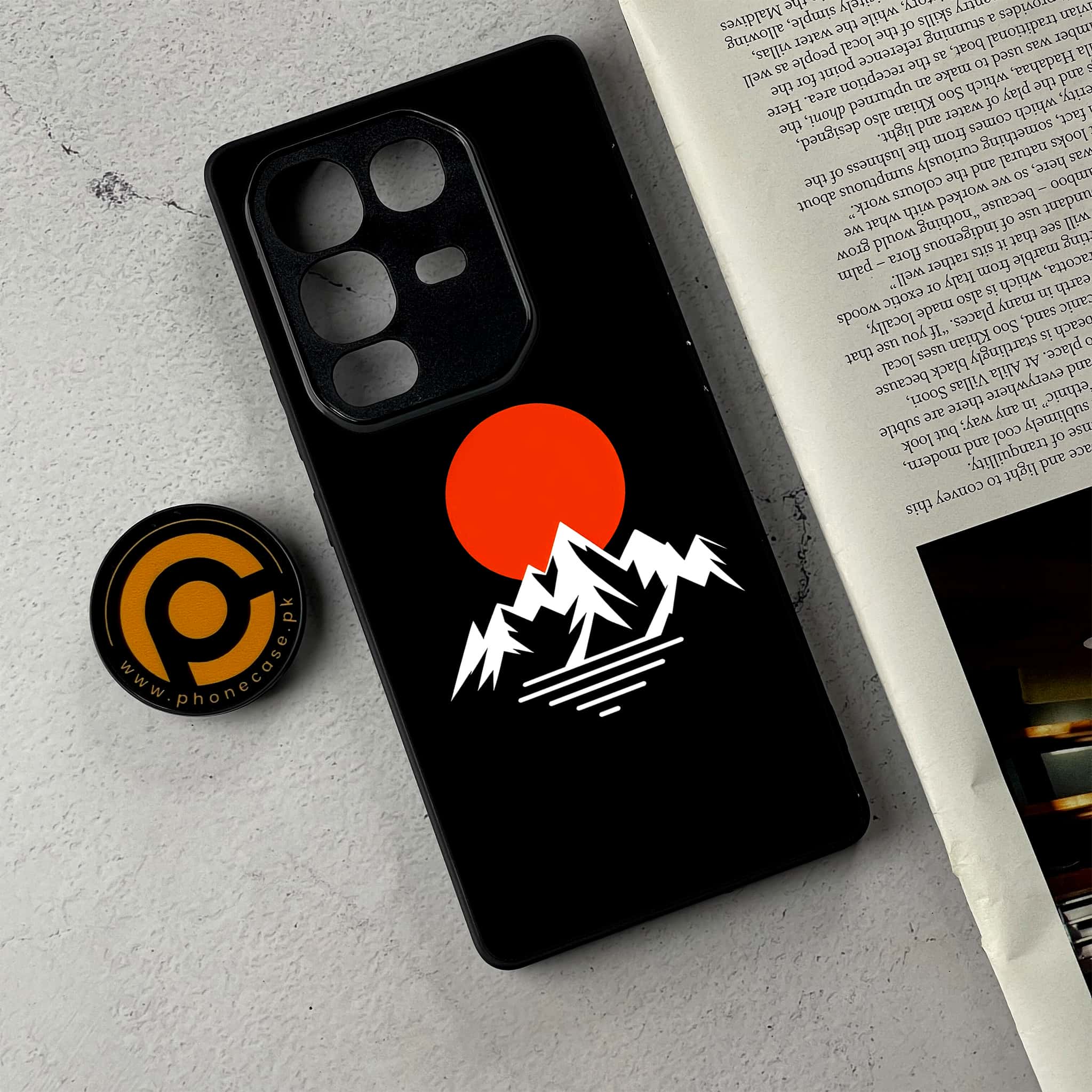 Infinix Note 50 Pro Plus - Minimalistic Design Series - Premium Metal Printed Soft Bumper Shockproof Case