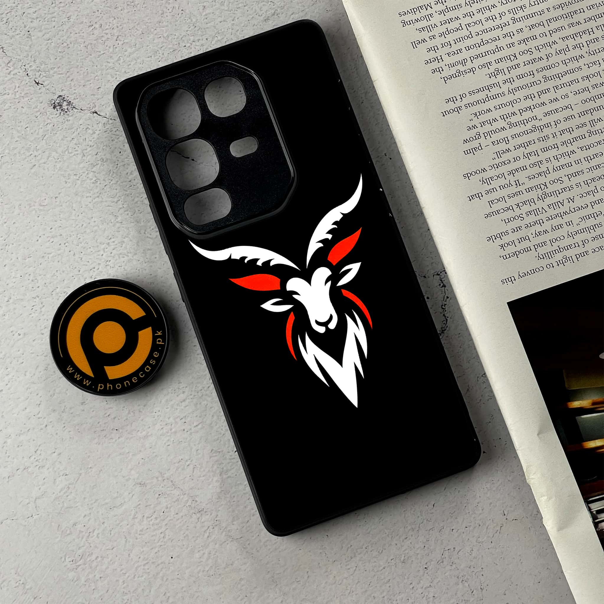 Infinix Note 50 Pro Plus - Minimalistic Design Series - Premium Metal Printed Soft Bumper Shockproof Case