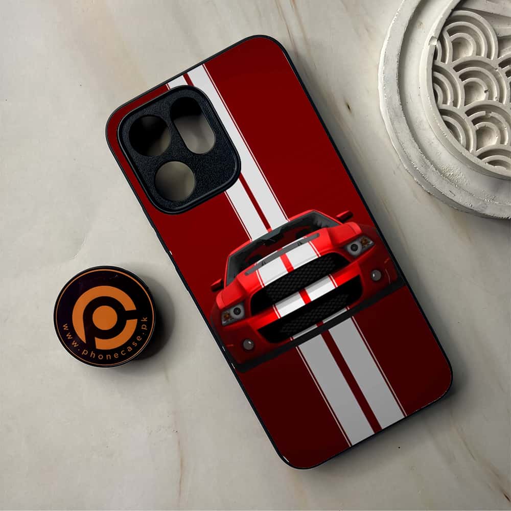 Oppo Reno 14F 5G -  Muscle Racing Car  - Premium Metal Printed Soft Bumper Shockproof Case