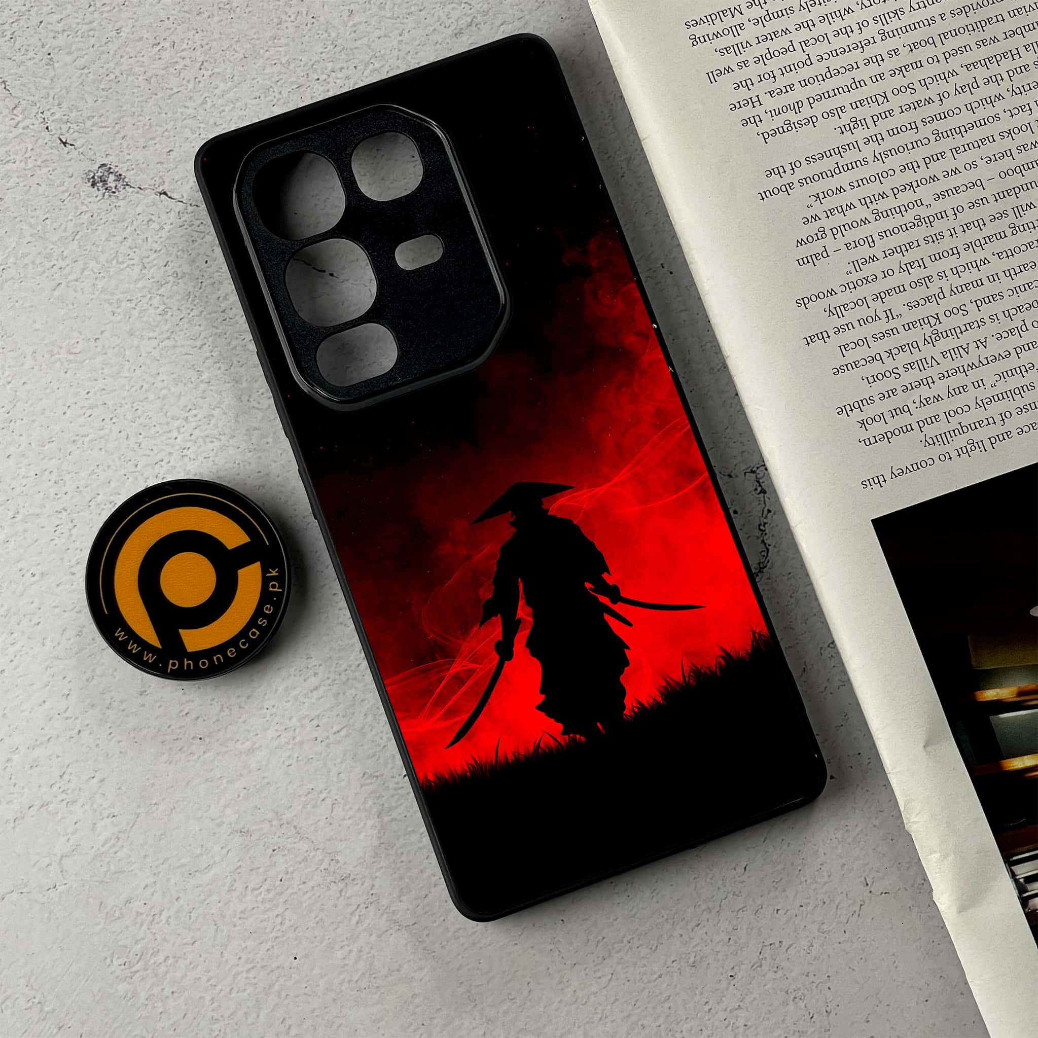 Infinix Note 50 Pro Plus - Ninja Series - Premium Metal Printed Soft Bumper Shockproof Case
