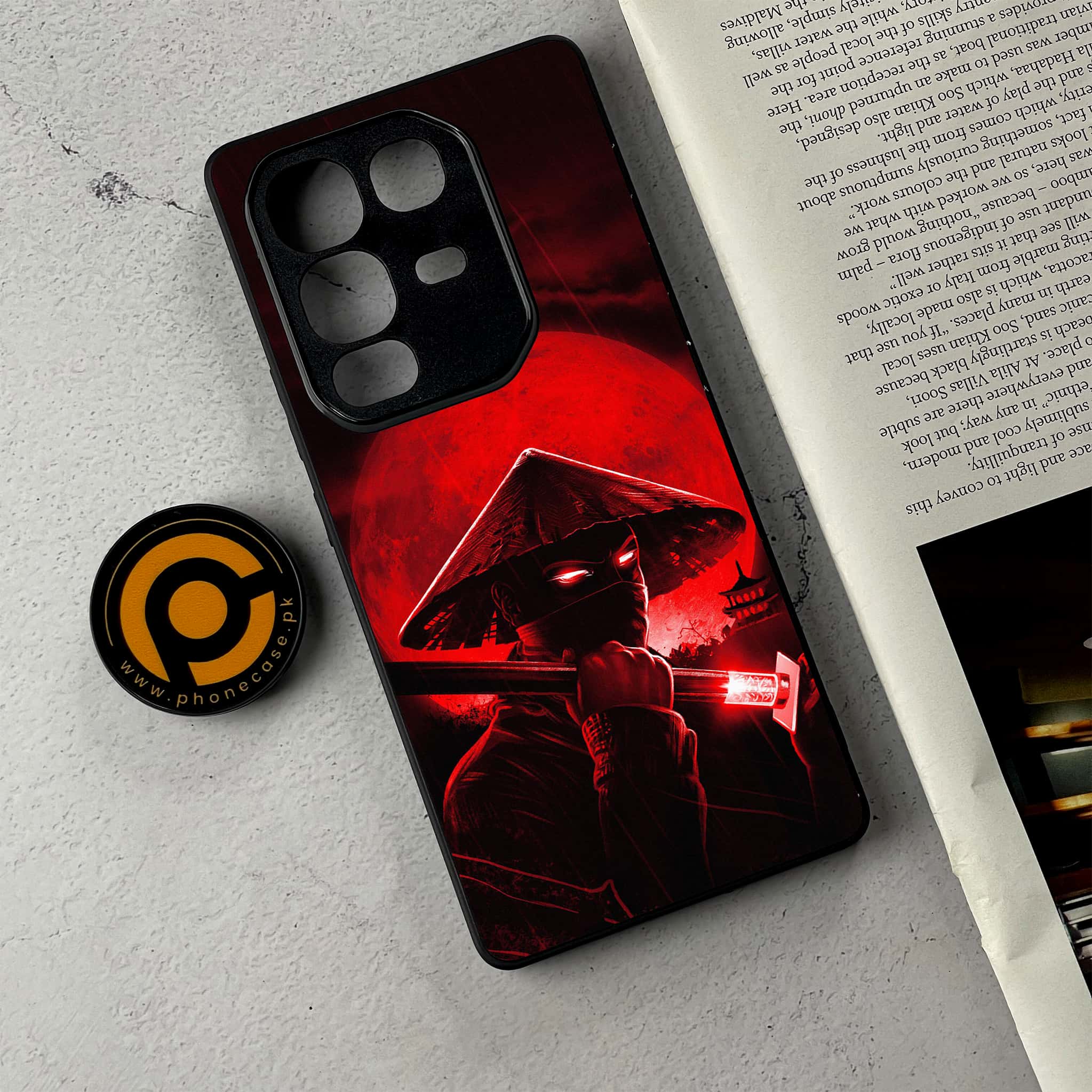 Infinix Note 50 Pro Plus - Ninja Series - Premium Metal Printed Soft Bumper Shockproof Case