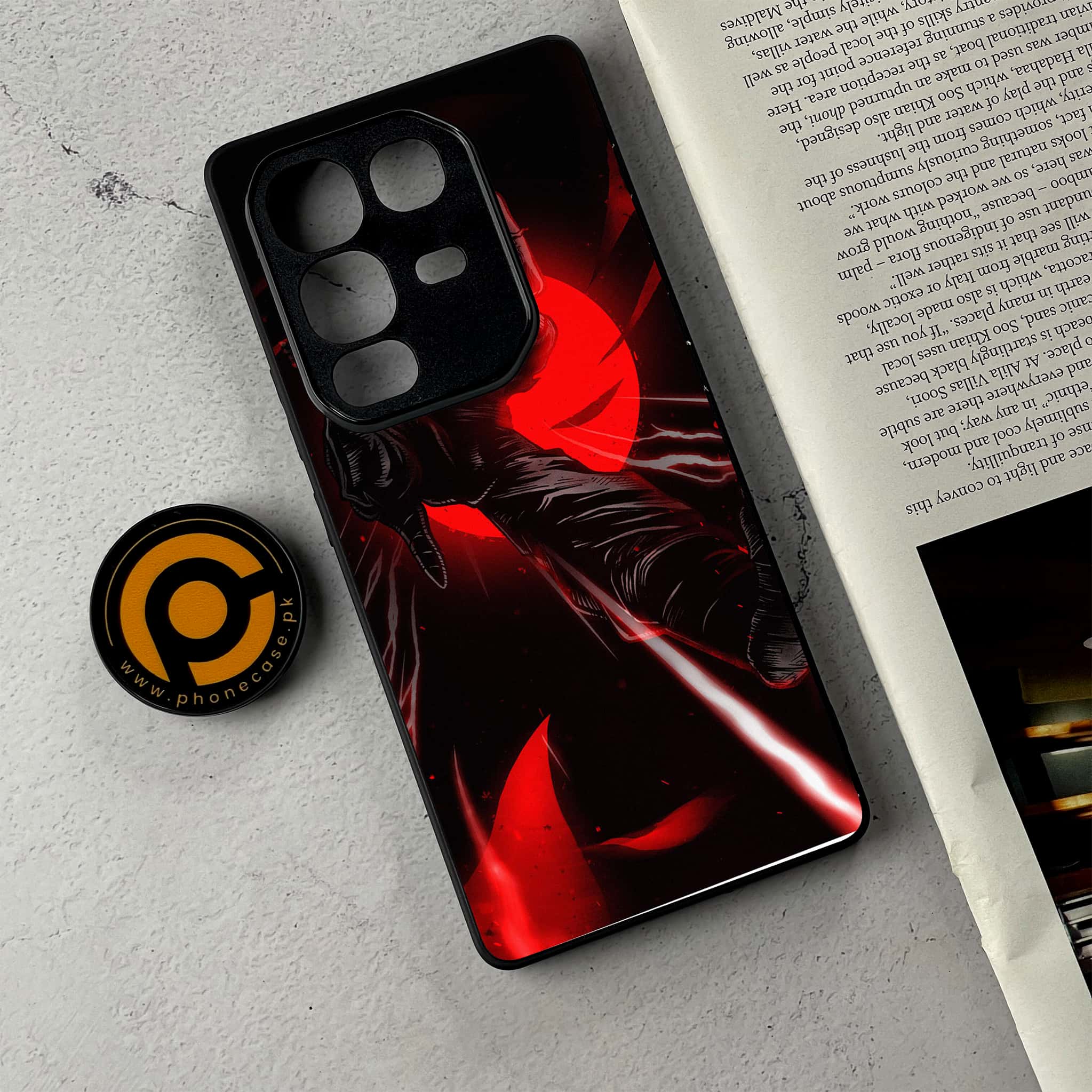 Infinix Note 50 Pro Plus - Ninja Series - Premium Metal Printed Soft Bumper Shockproof Case